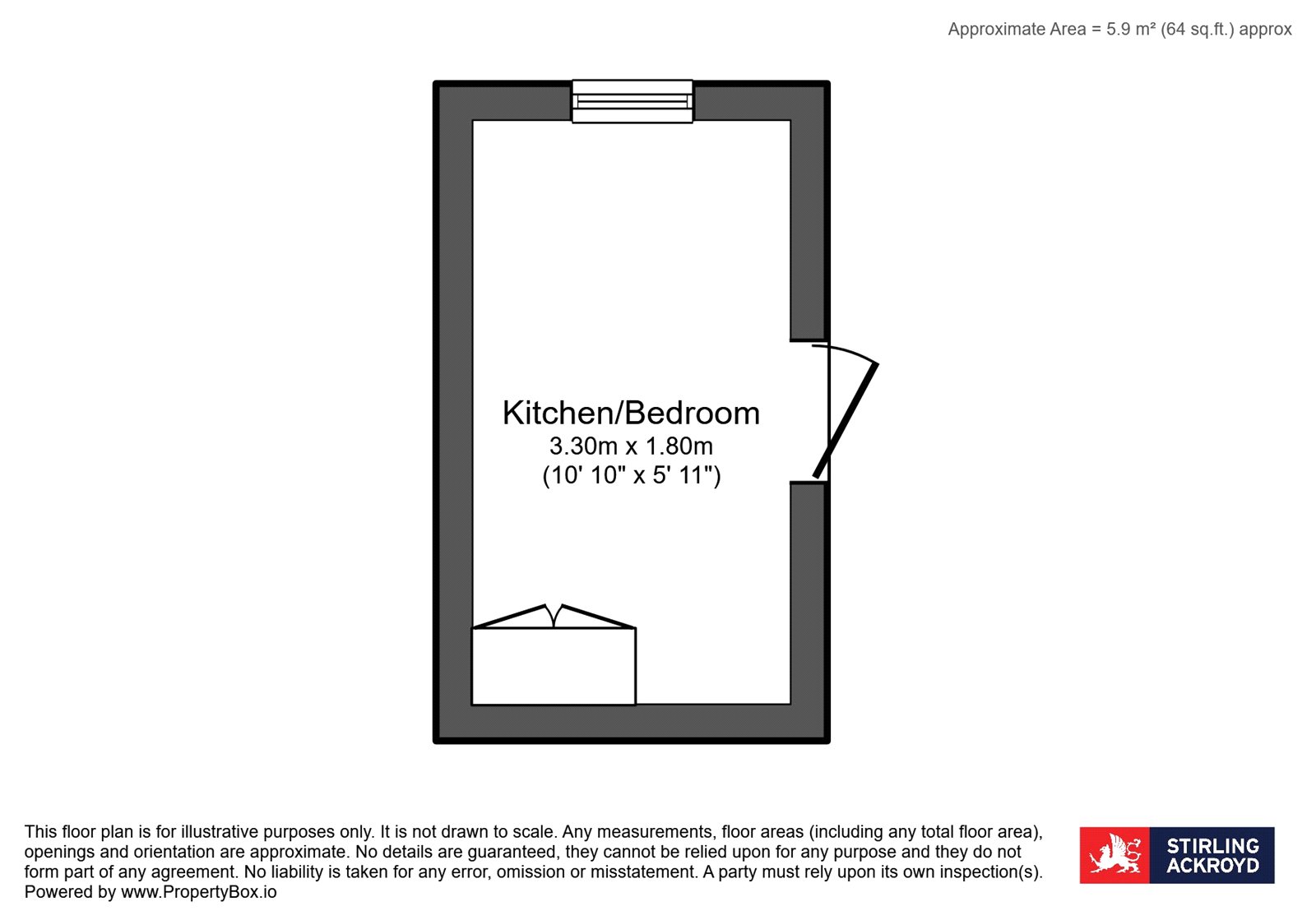 Room 3, 368, Church Road, Middlesex floorplan