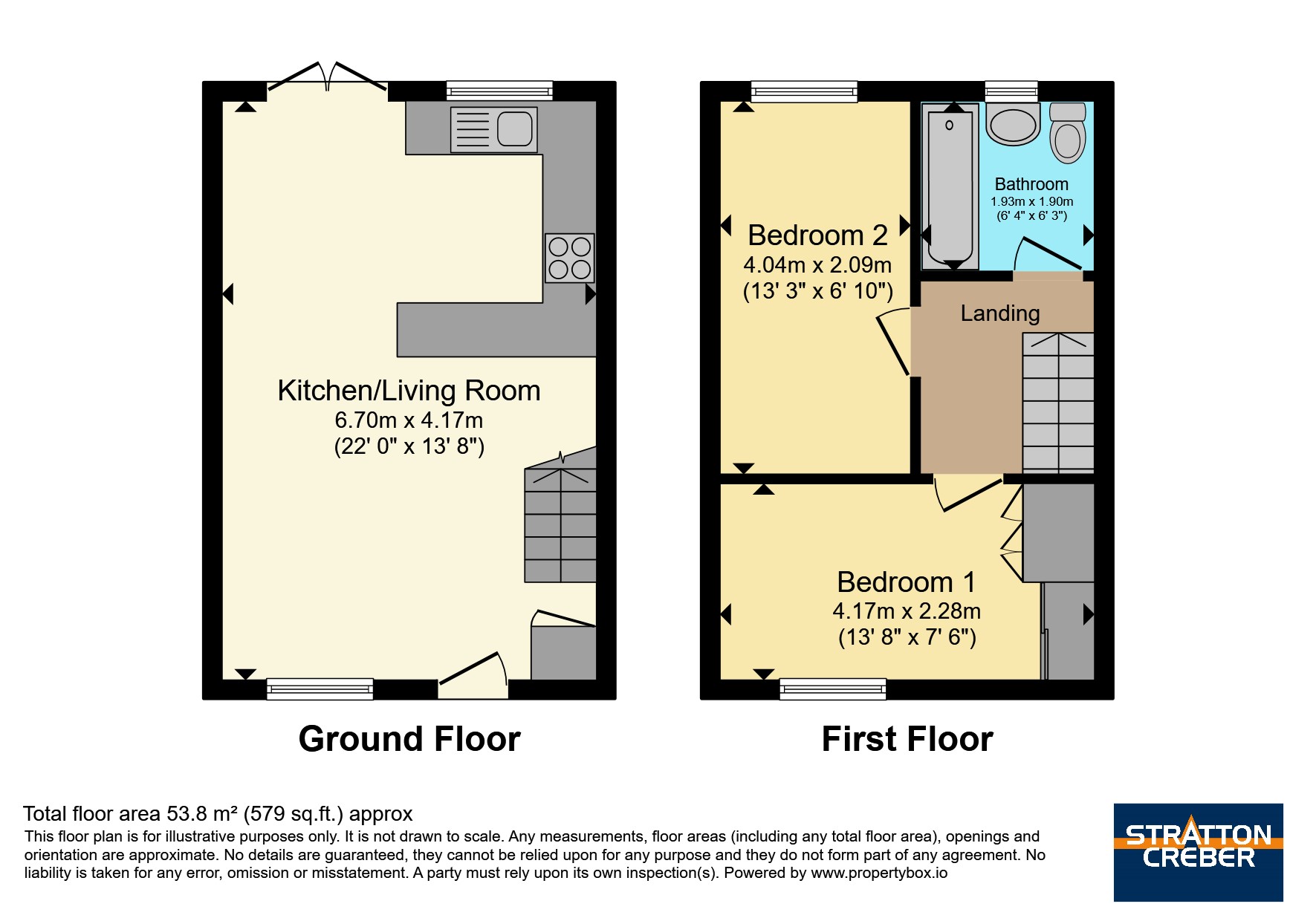 77, Sarahs View, Cornwall floorplan