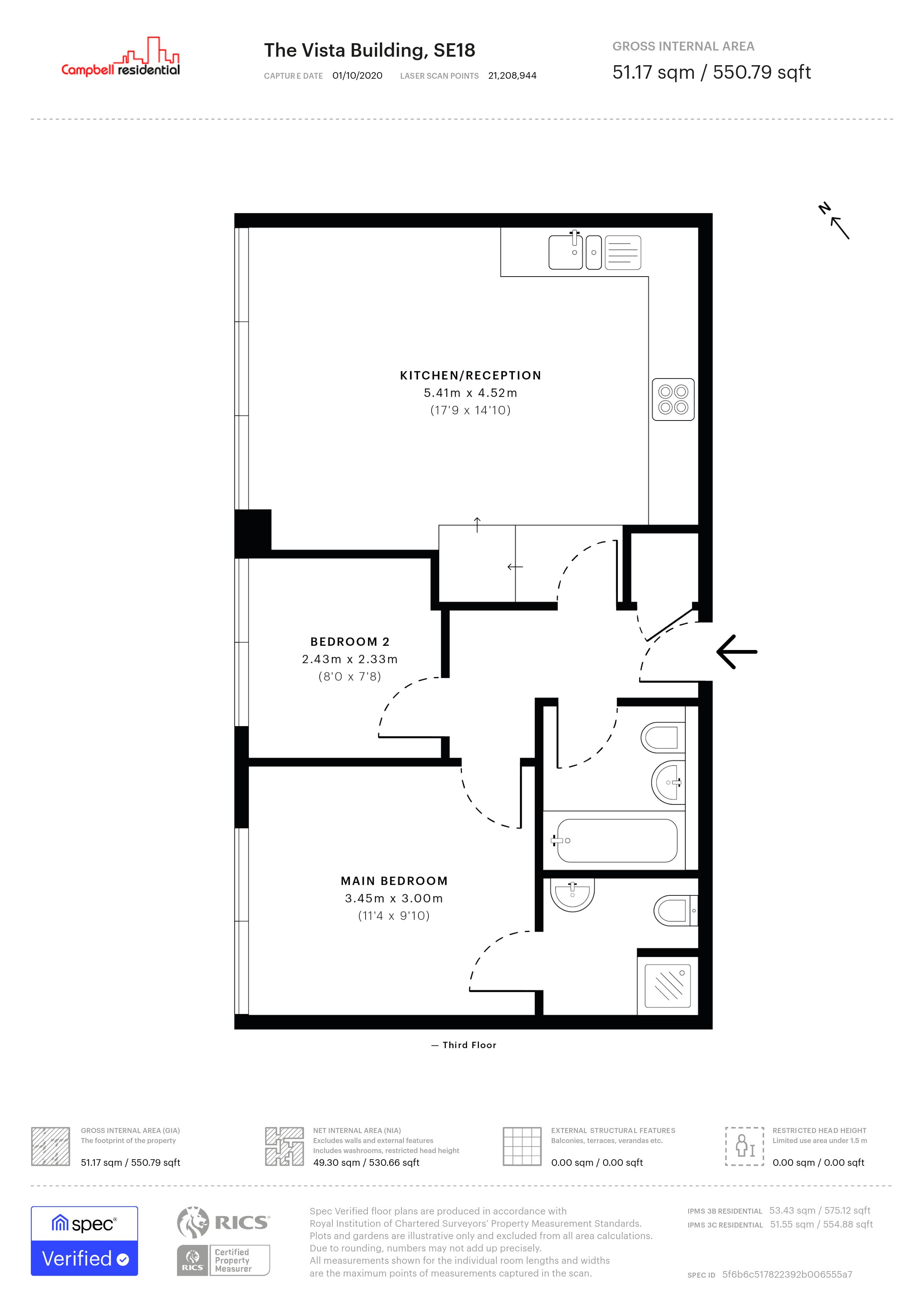 Calderwood Street, London floorplan