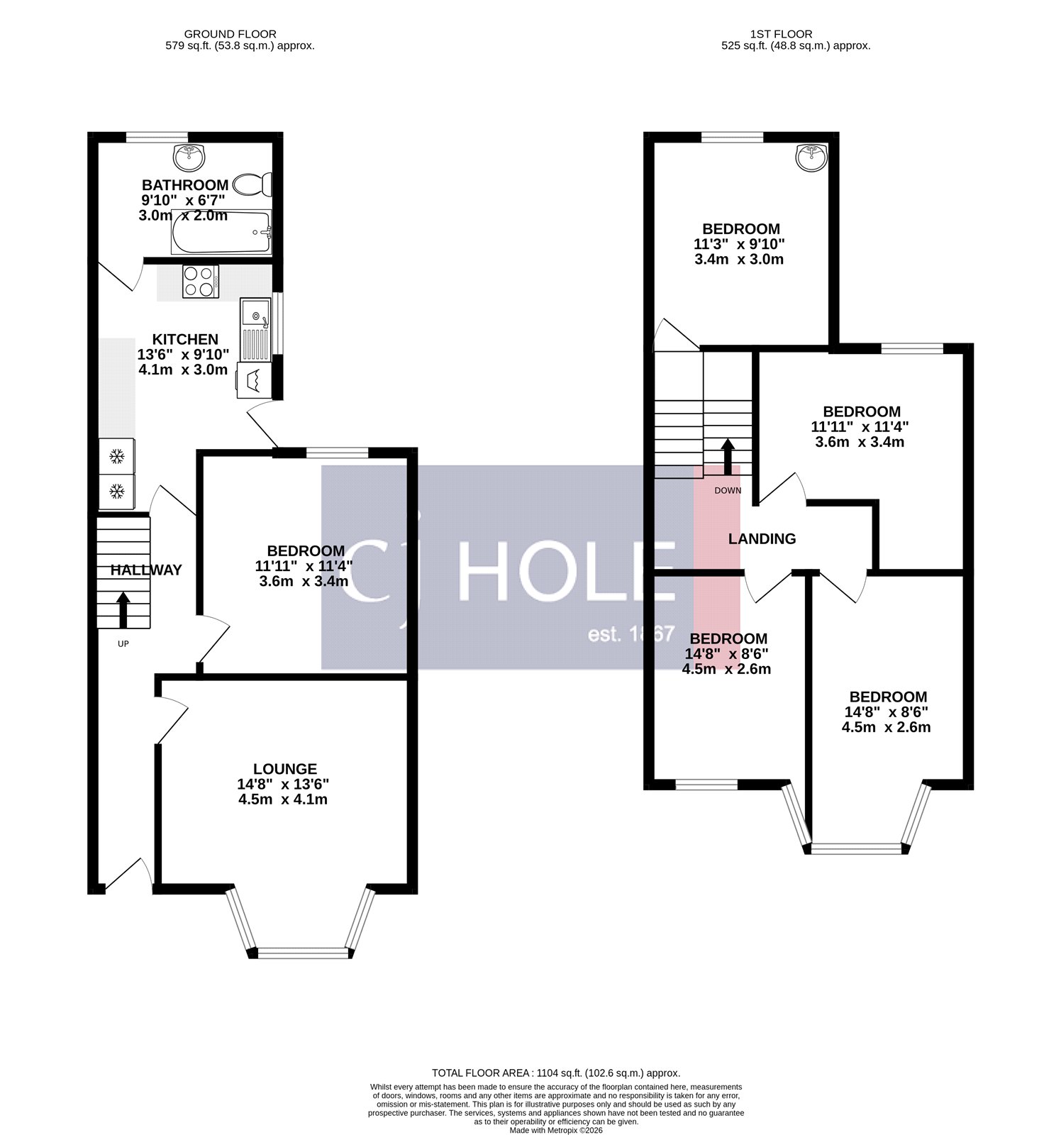 6, Maple Road, Bristol, City of floorplan