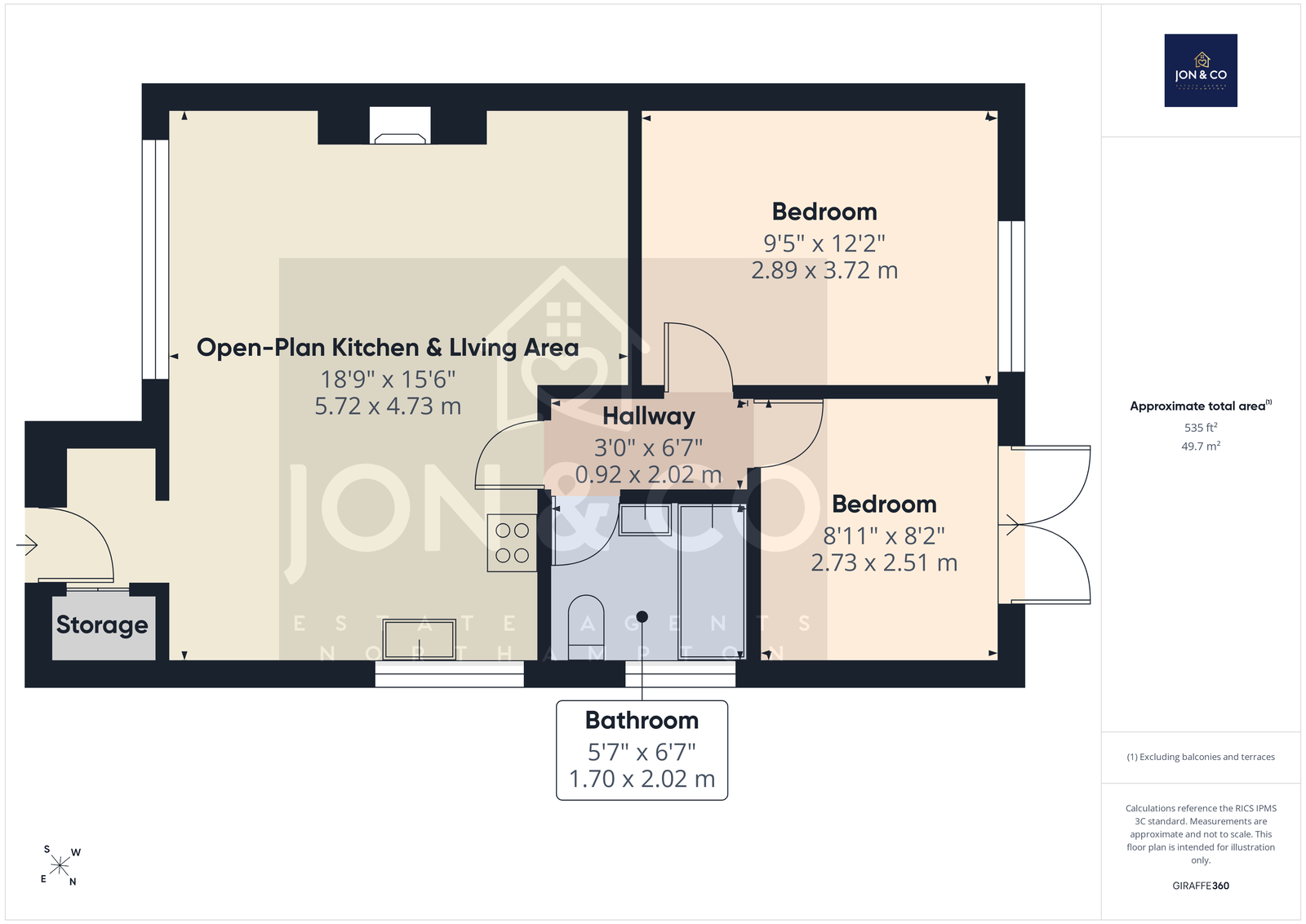3, Medbourne Close, Northampton floorplan