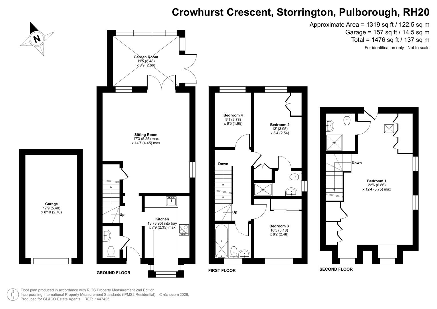 41, Crowhurst Crescent, Pulborough floorplan