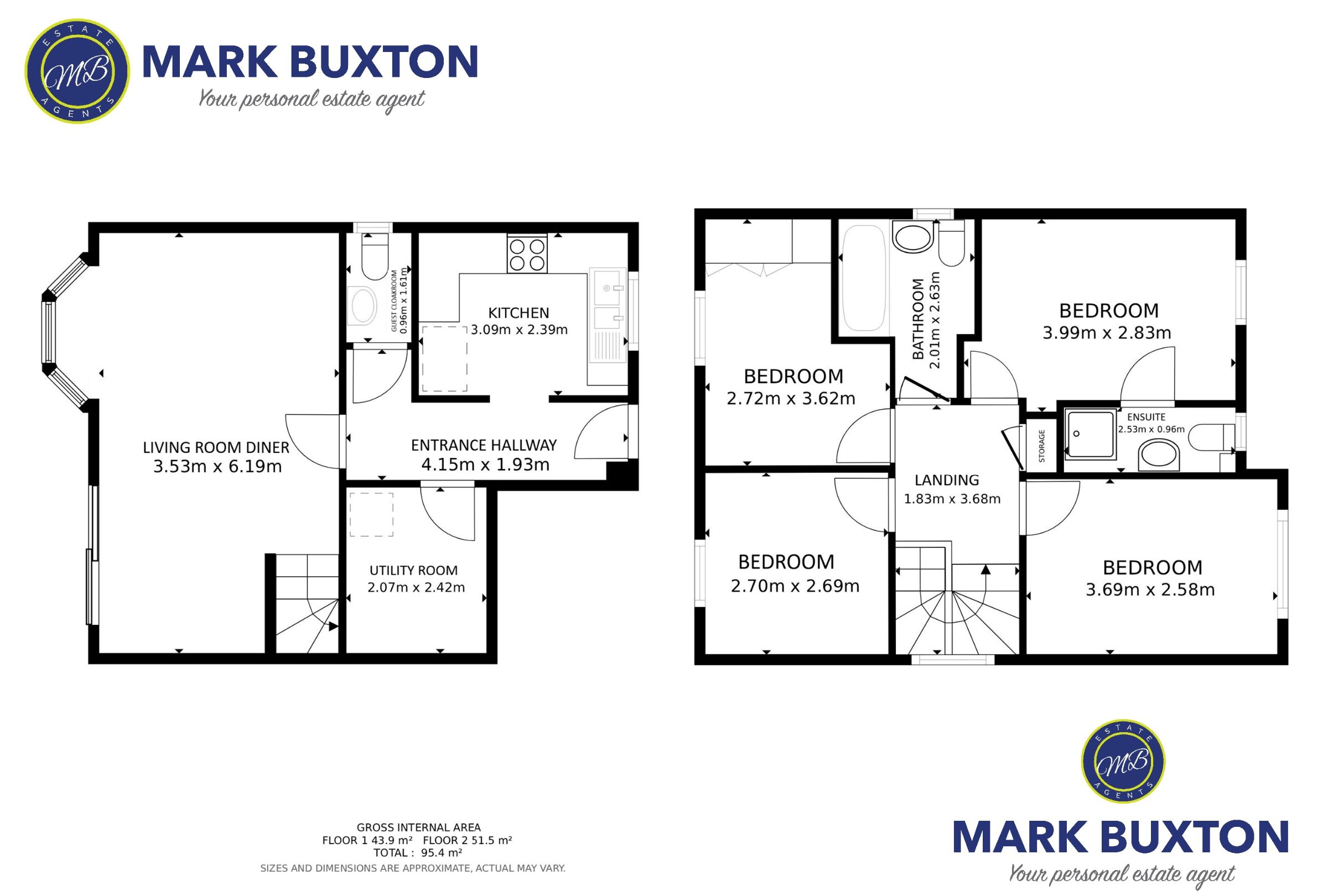 40 Willard Close, Newcastle-under-Lyme floorplan