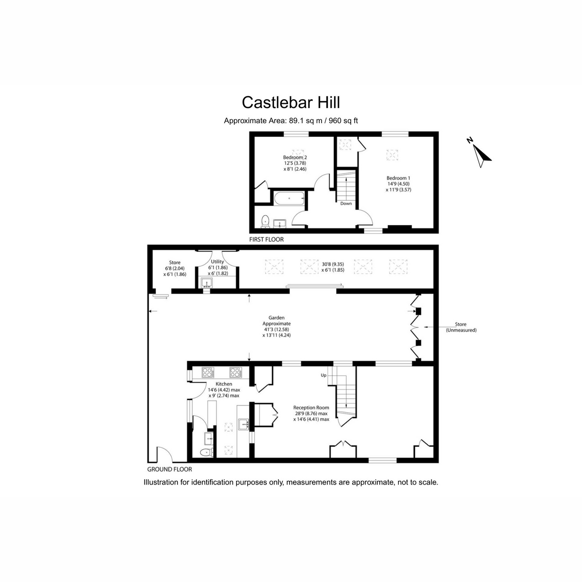 12a, Castlebar Hill, London floorplan