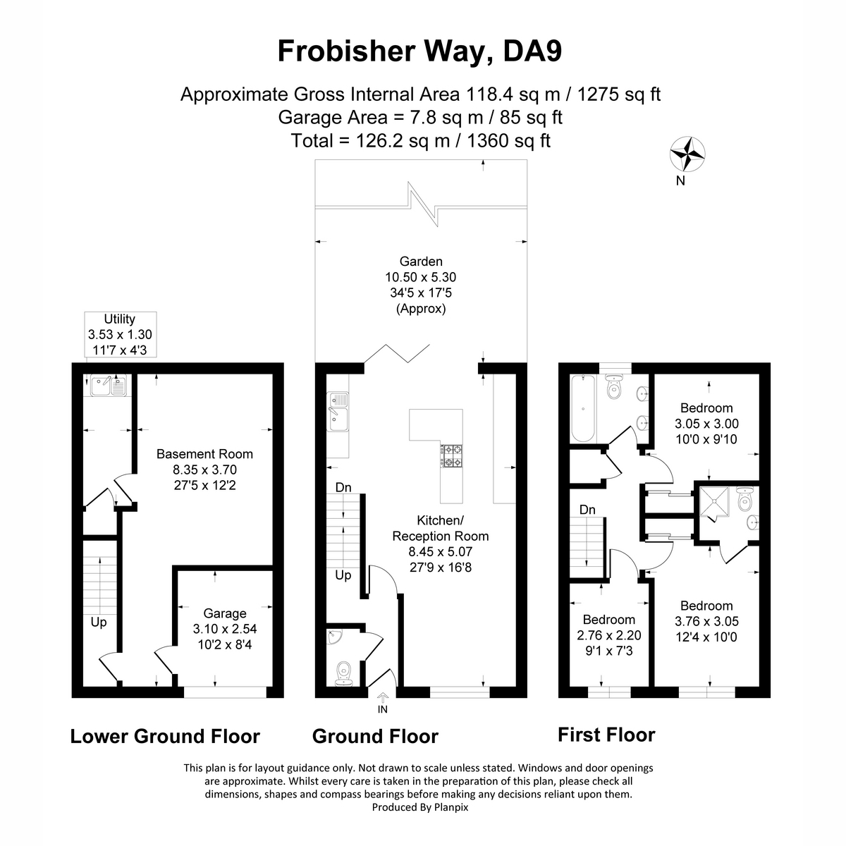 4, Frobisher Way, Greenhithe floorplan