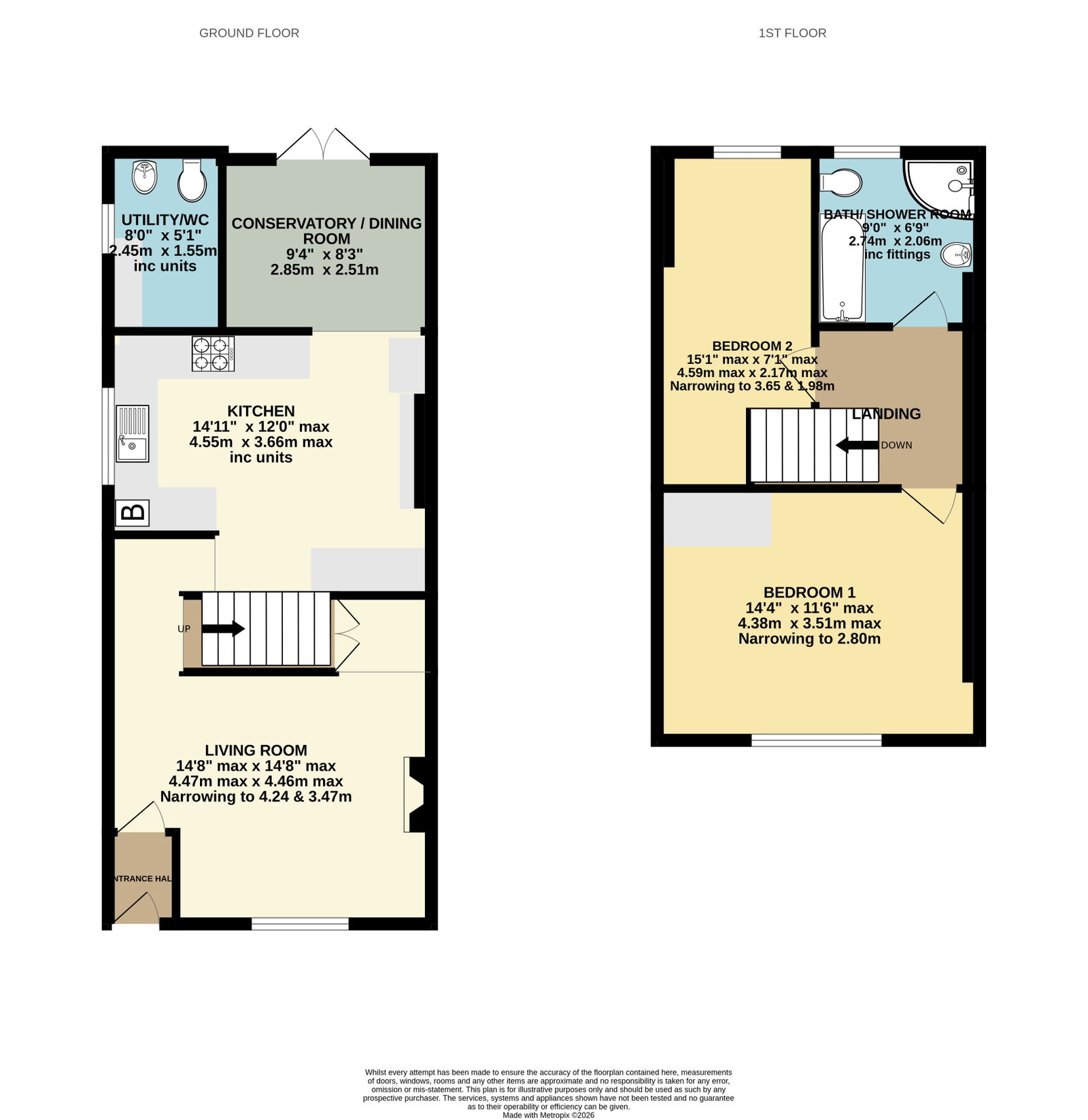 38, Bay View, Paignton floorplan