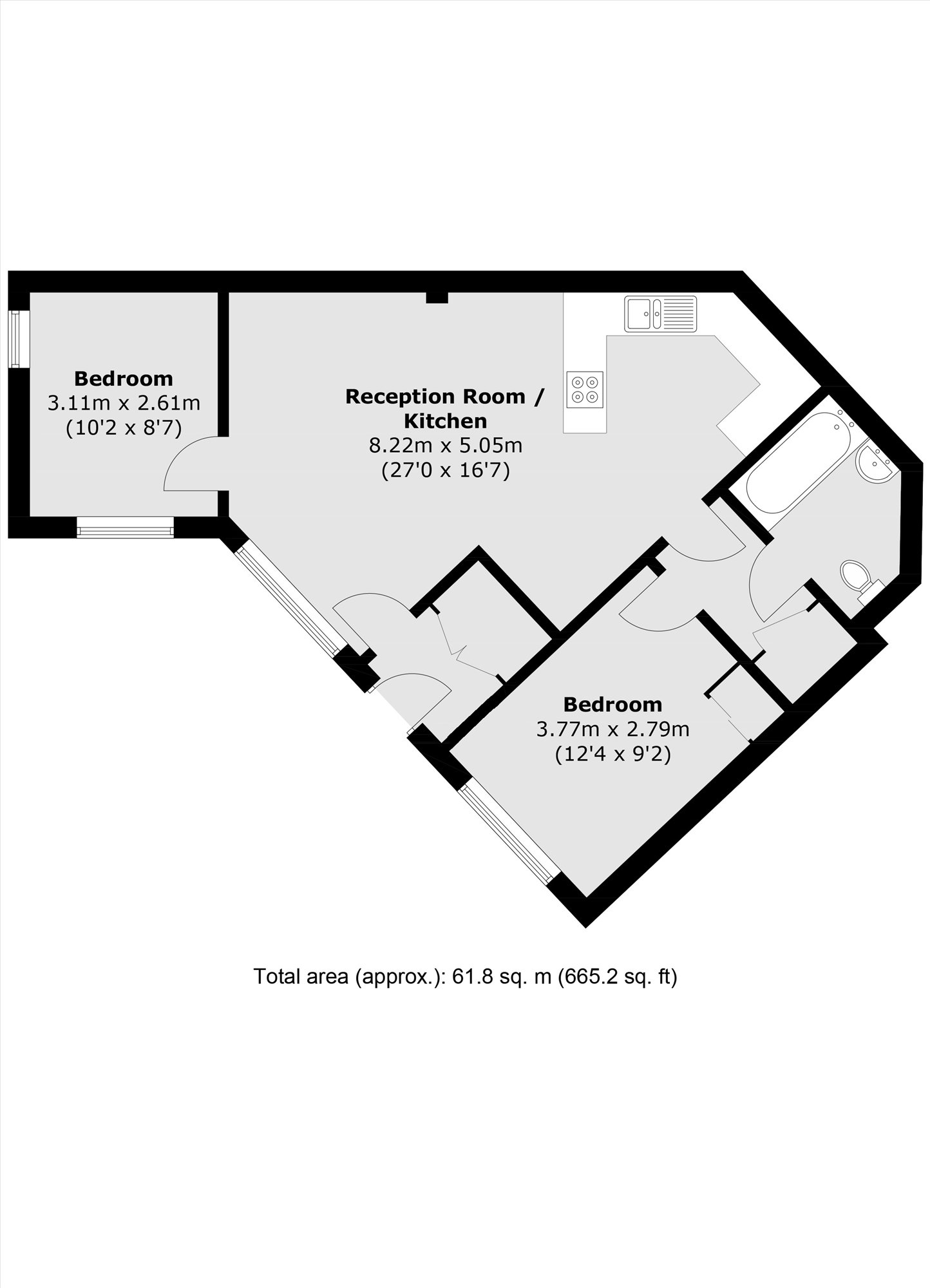 5, Florence Way, London floorplan