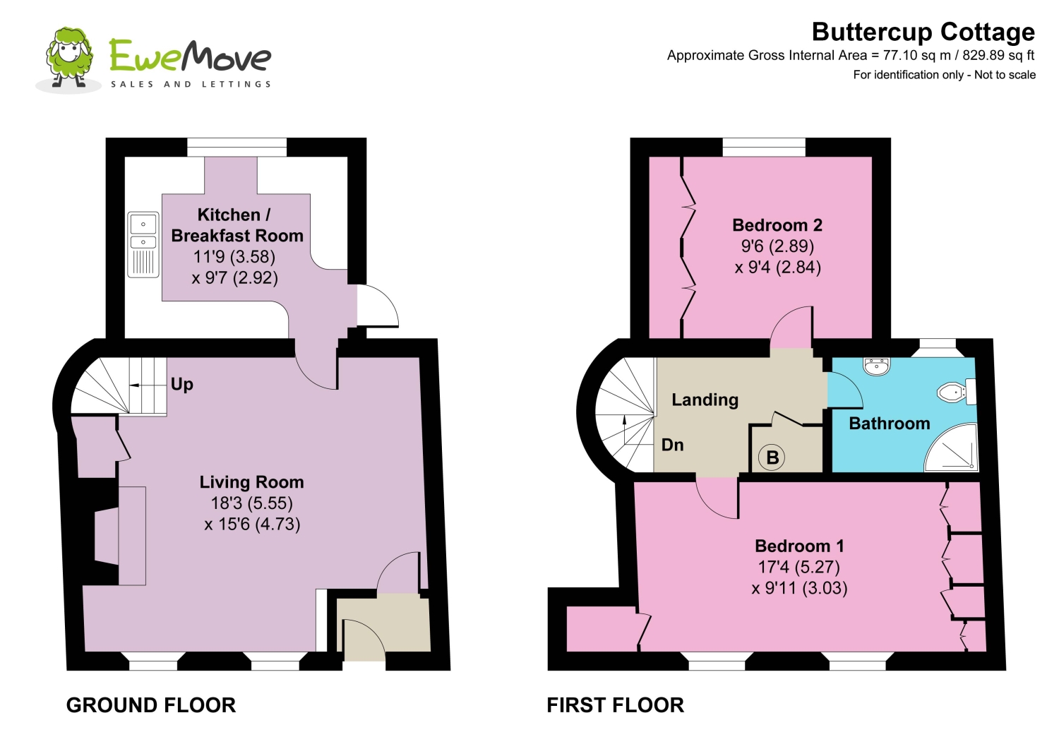 Buttercup Cottage, 25 West Street, Tetbury floorplan