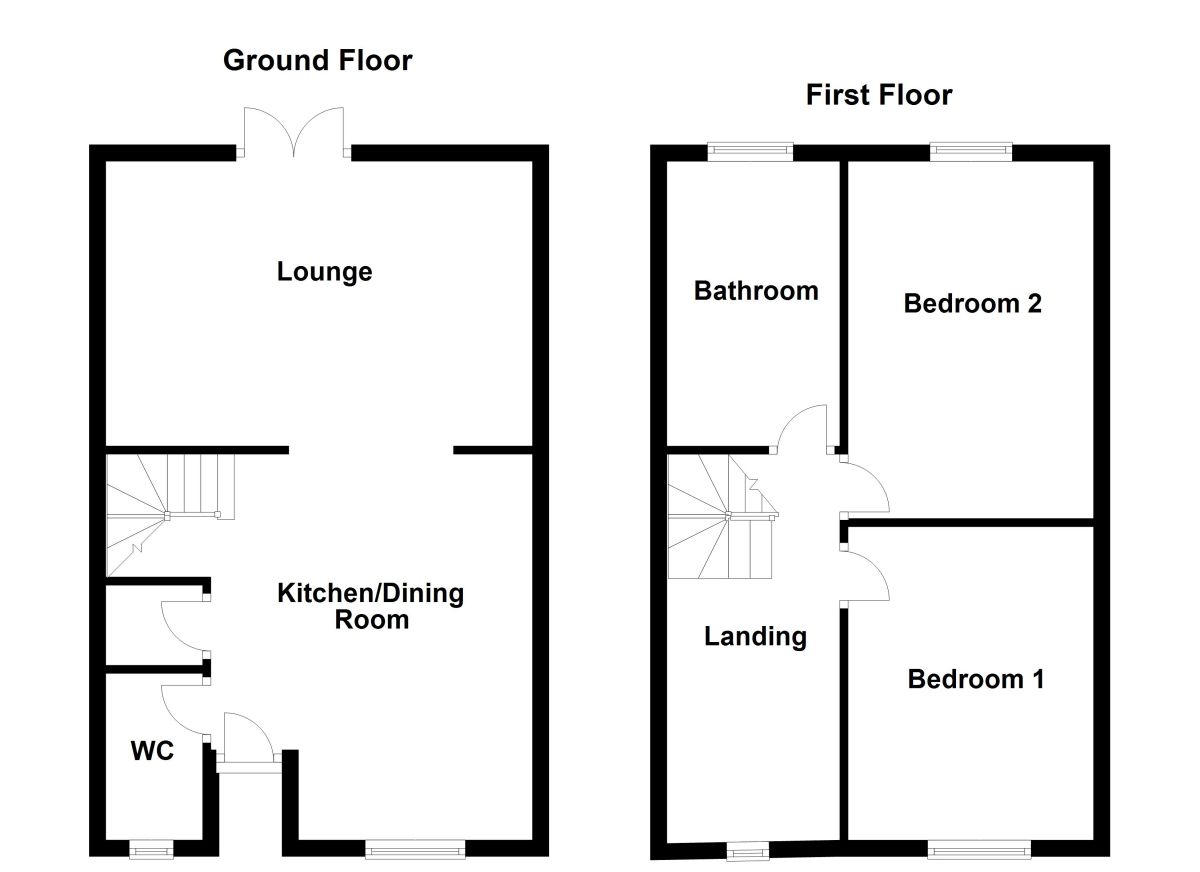 2 Bedrooms Semi-detached house for sale in Warrenwood Close, Askern, Doncaster DN6