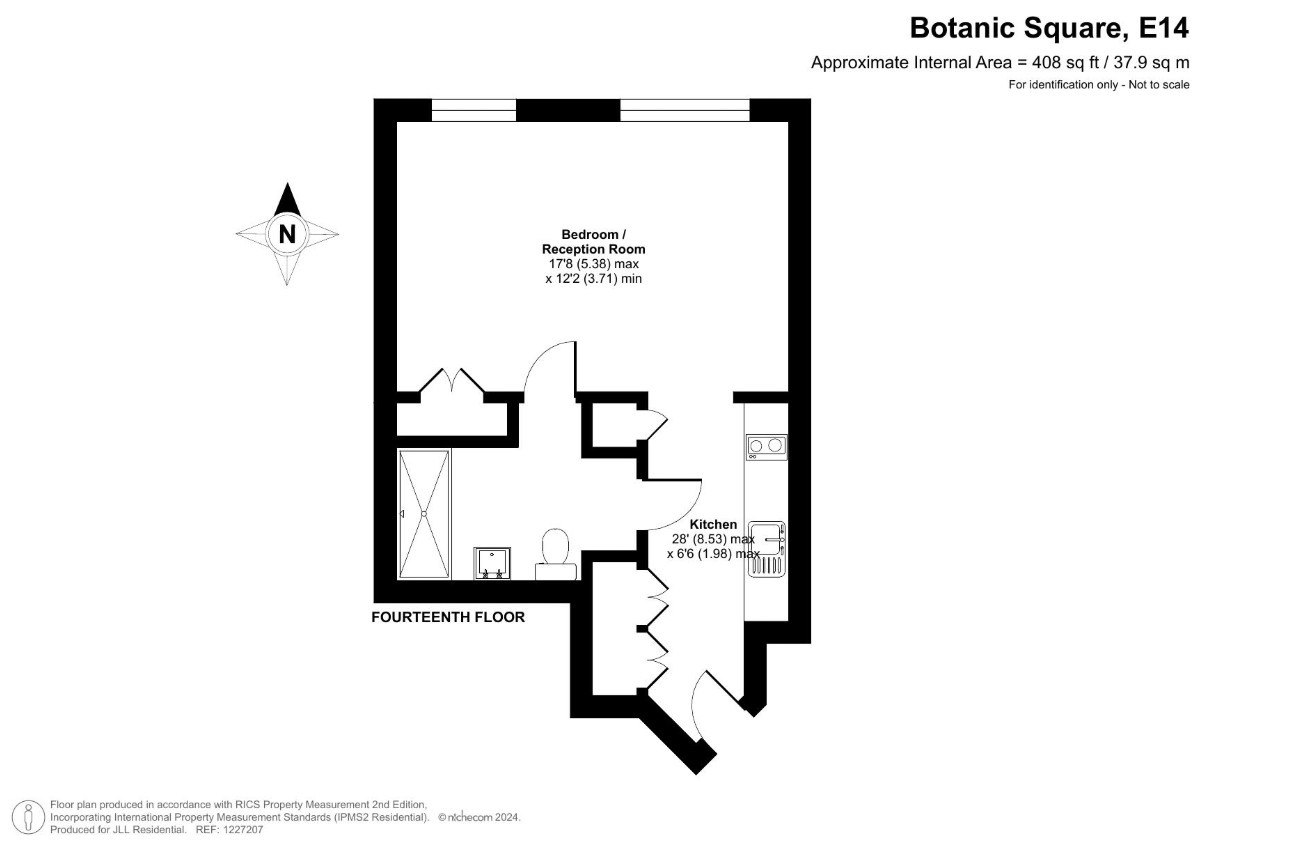 Grantham House, 46 Botanic Square, London floorplan