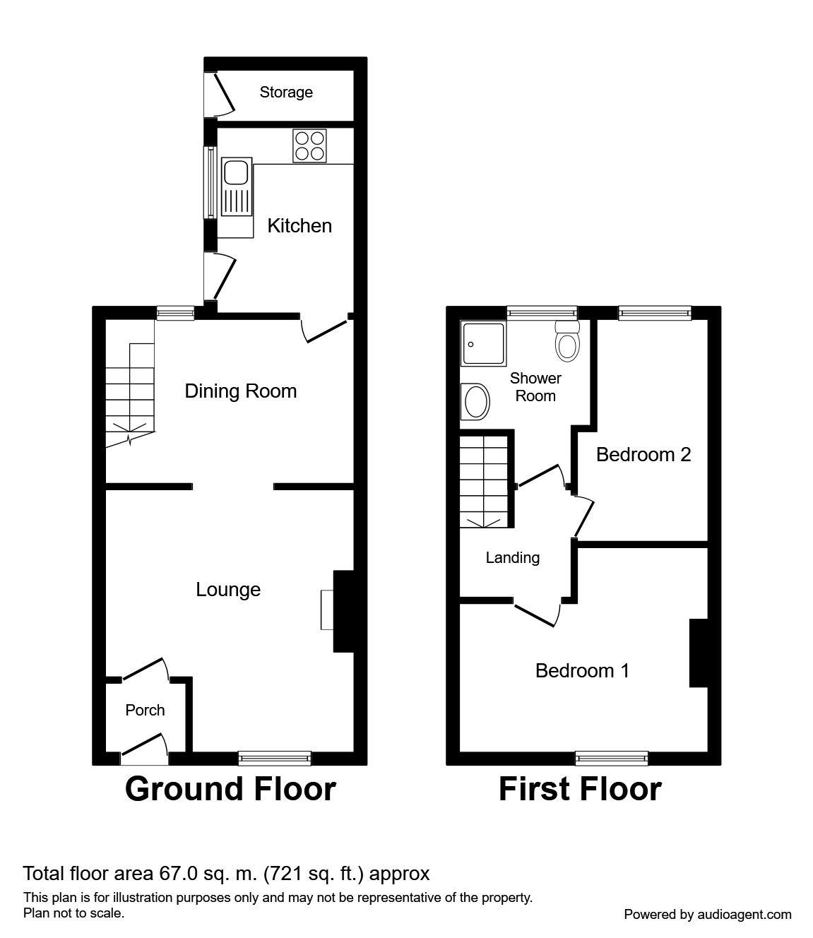 2 Bedrooms Terraced house for sale in Victoria Terrace, Chorley PR6