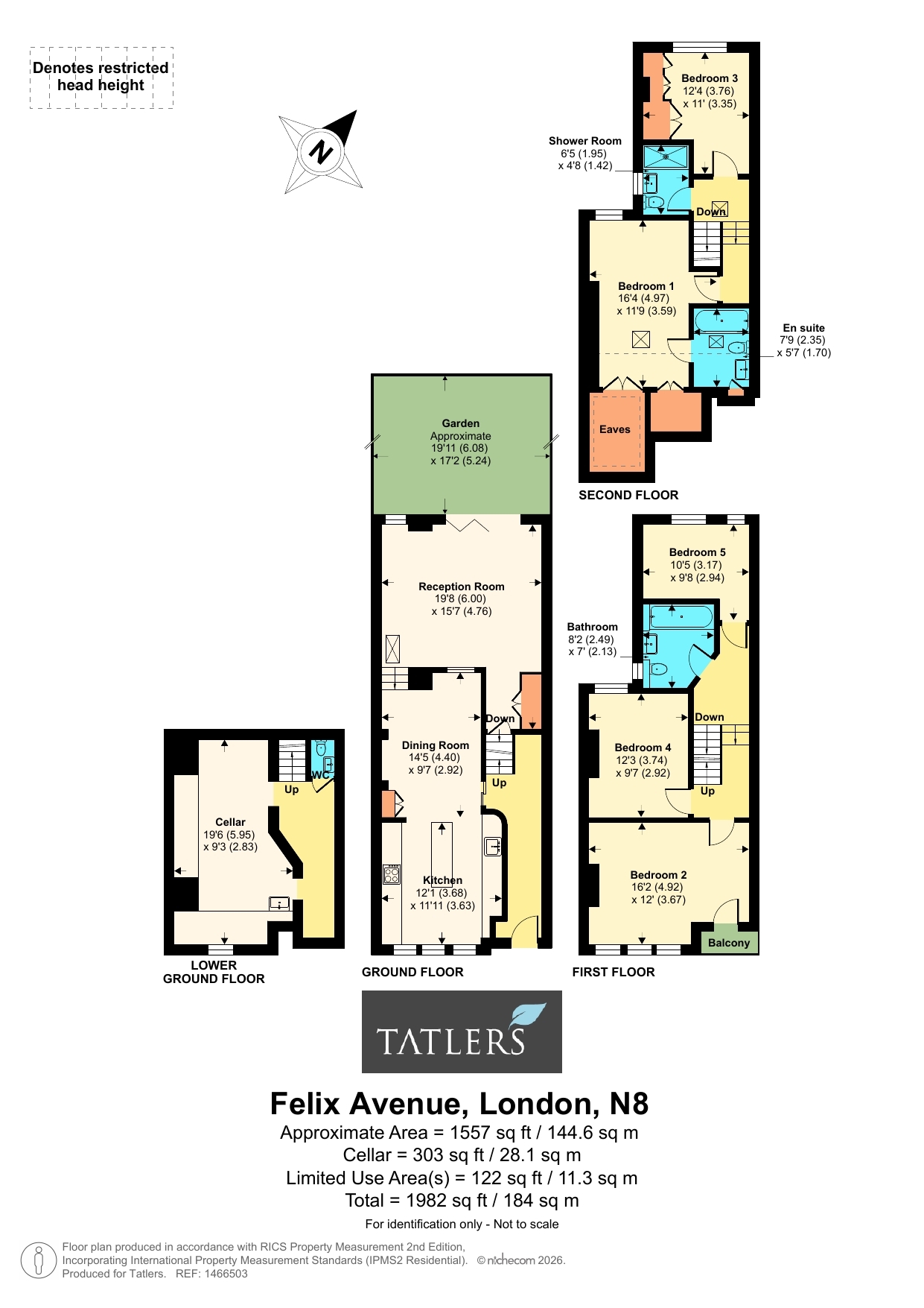 19, Felix Avenue, London floorplan