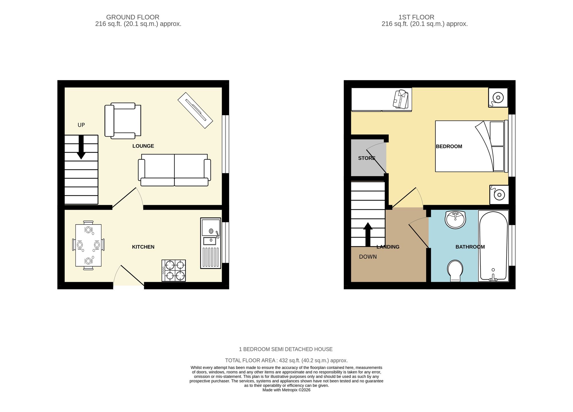 1a Eldon Street, Heckmondwike floorplan