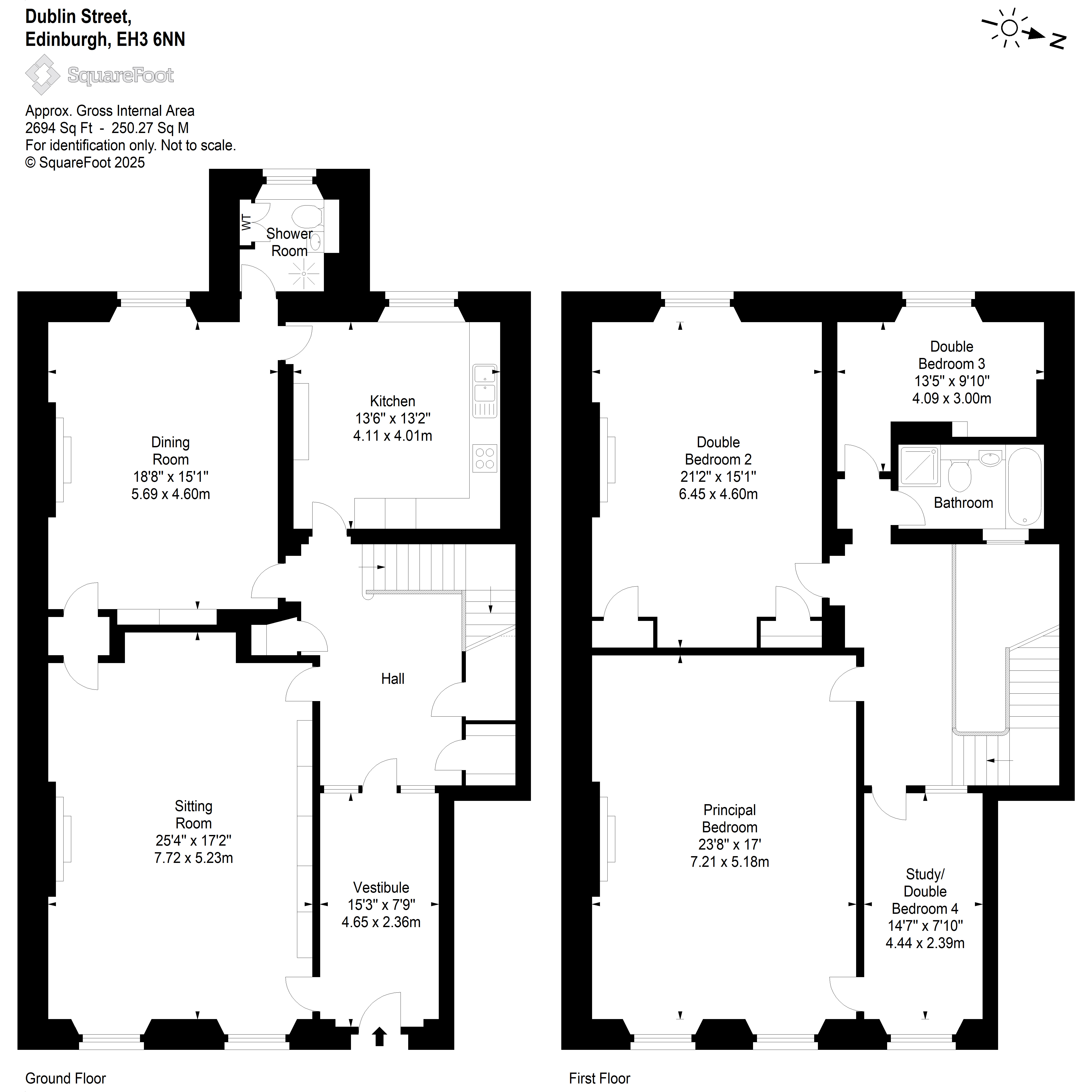 32, Dublin Street, Edinburgh floorplan
