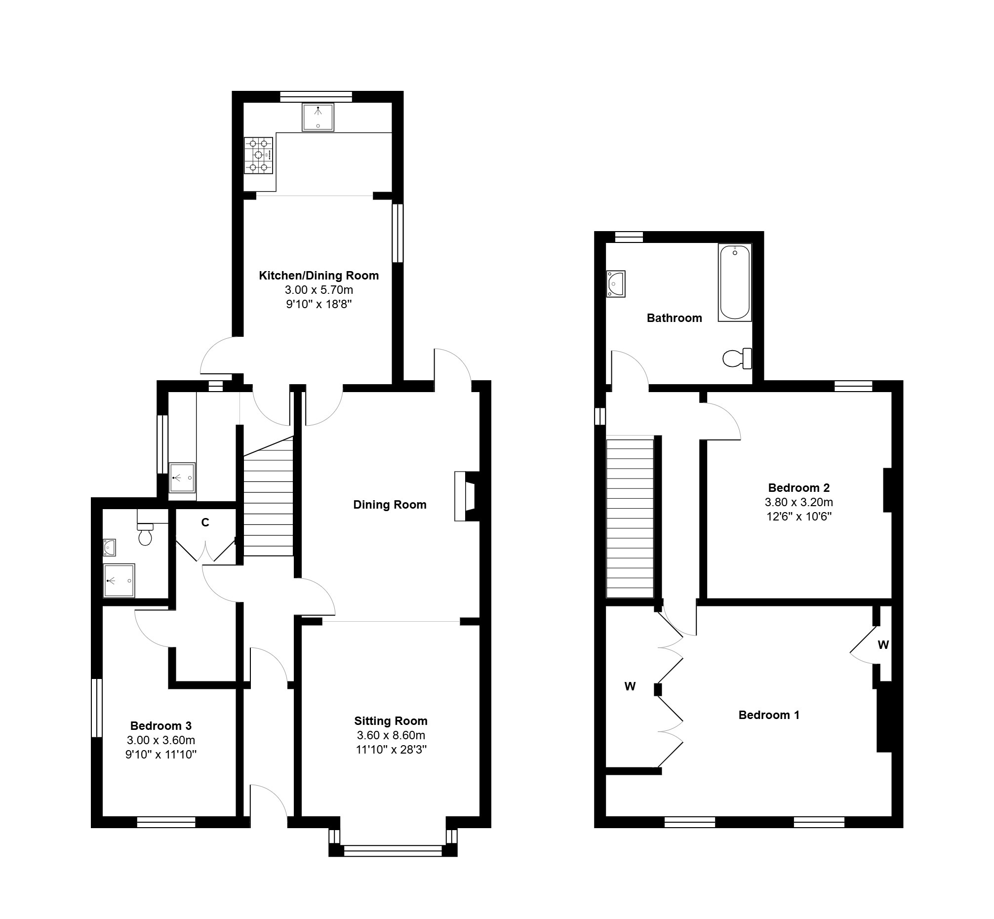4 Neville Road, Heacham, Norfolk floorplan