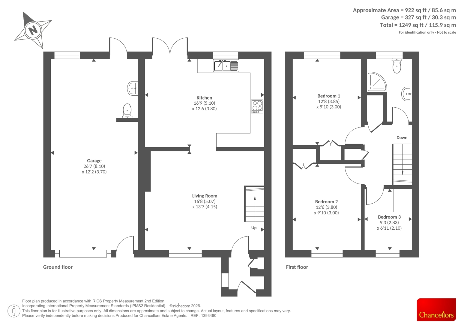 Compton, Berkshire, RG20 floorplan