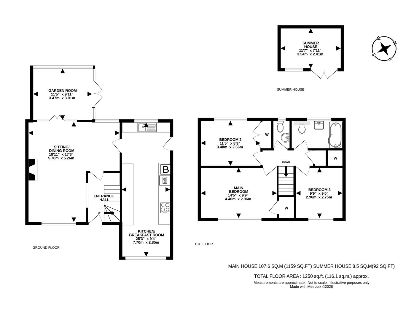 10, Avenue Close, Tadworth floorplan