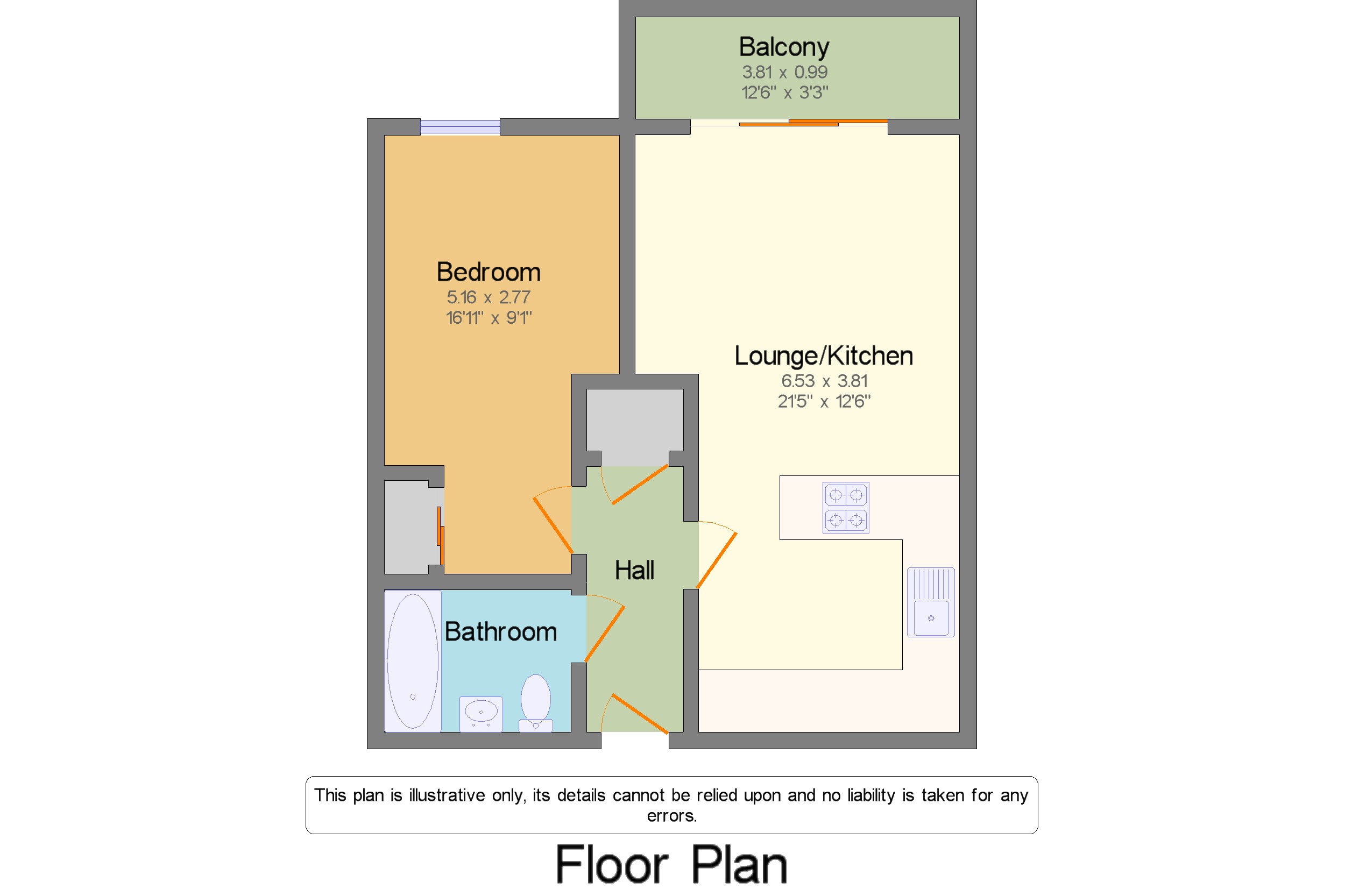 1 Bedrooms Flat for sale in Chelmsford, Essex, . CM1