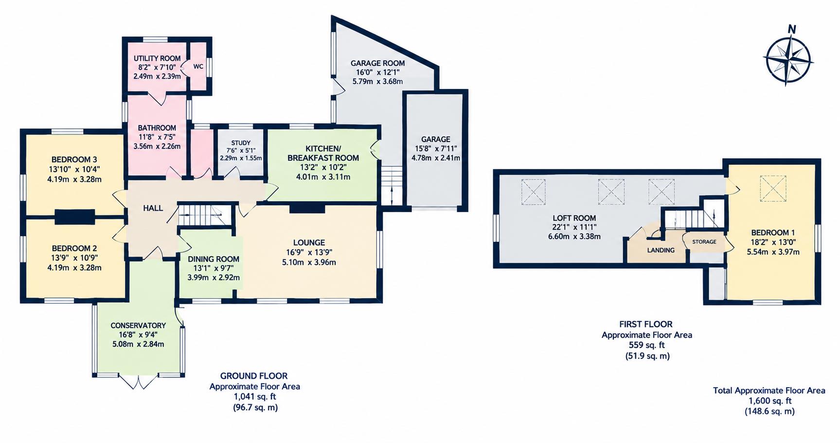 8, Heather Lane, Worthing floorplan