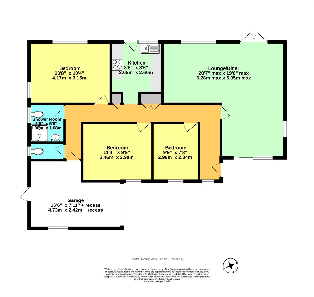 40, Marine Crescent, Whitstable floorplan