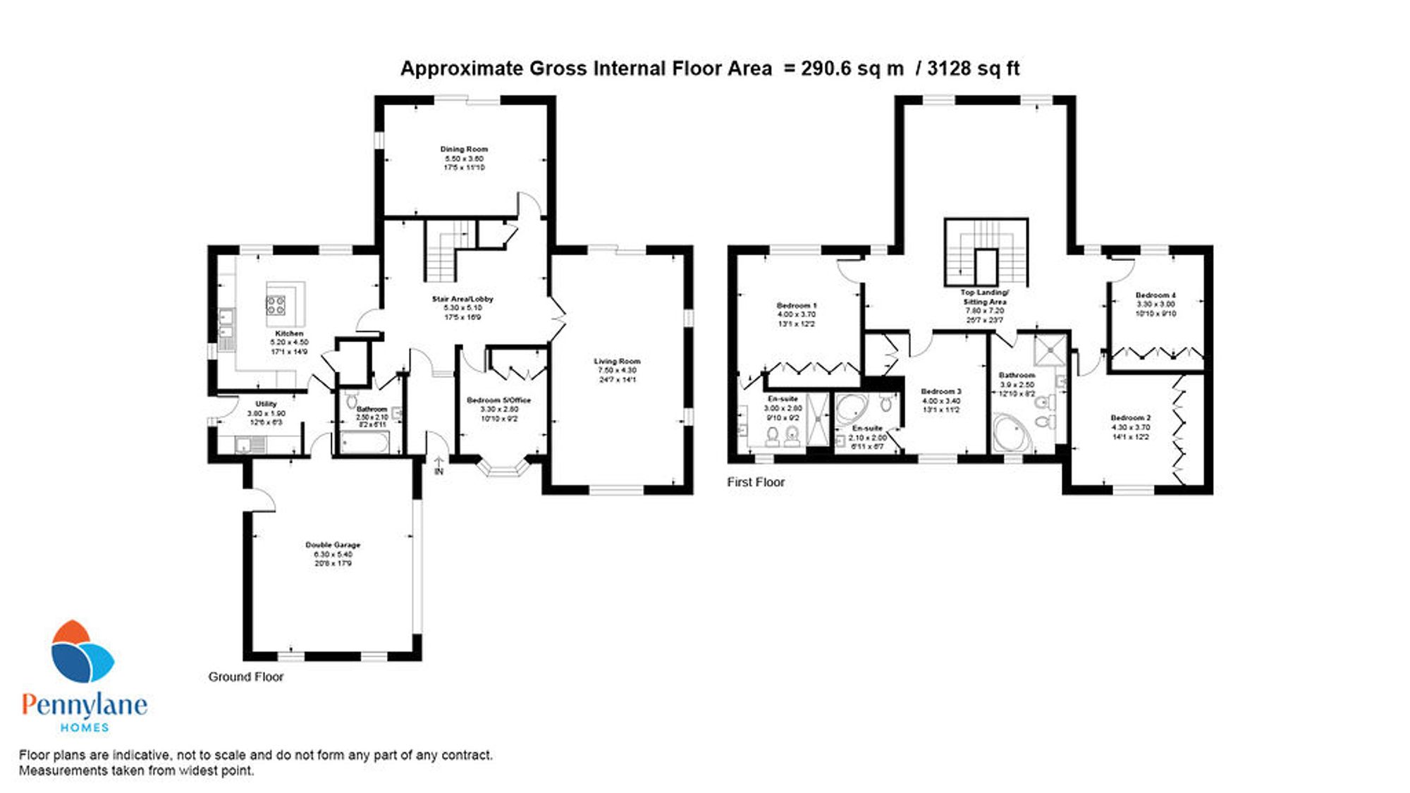 1 Beatrice Gardens, Johnstone floorplan