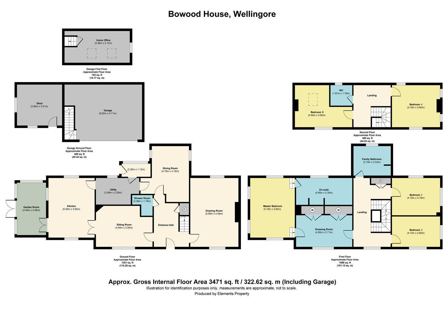 Bowood House, Sleaford Road, Wellingore floorplan