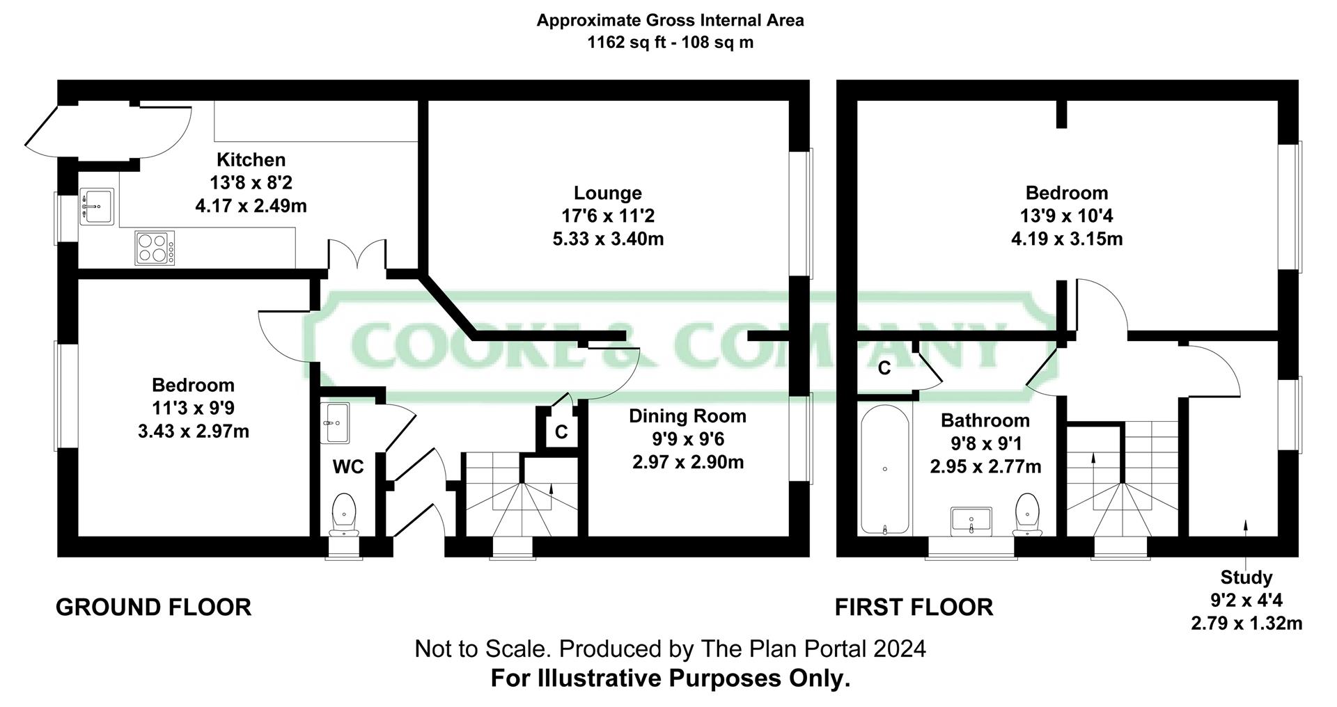 99, Alderley Lane, Leigh floorplan