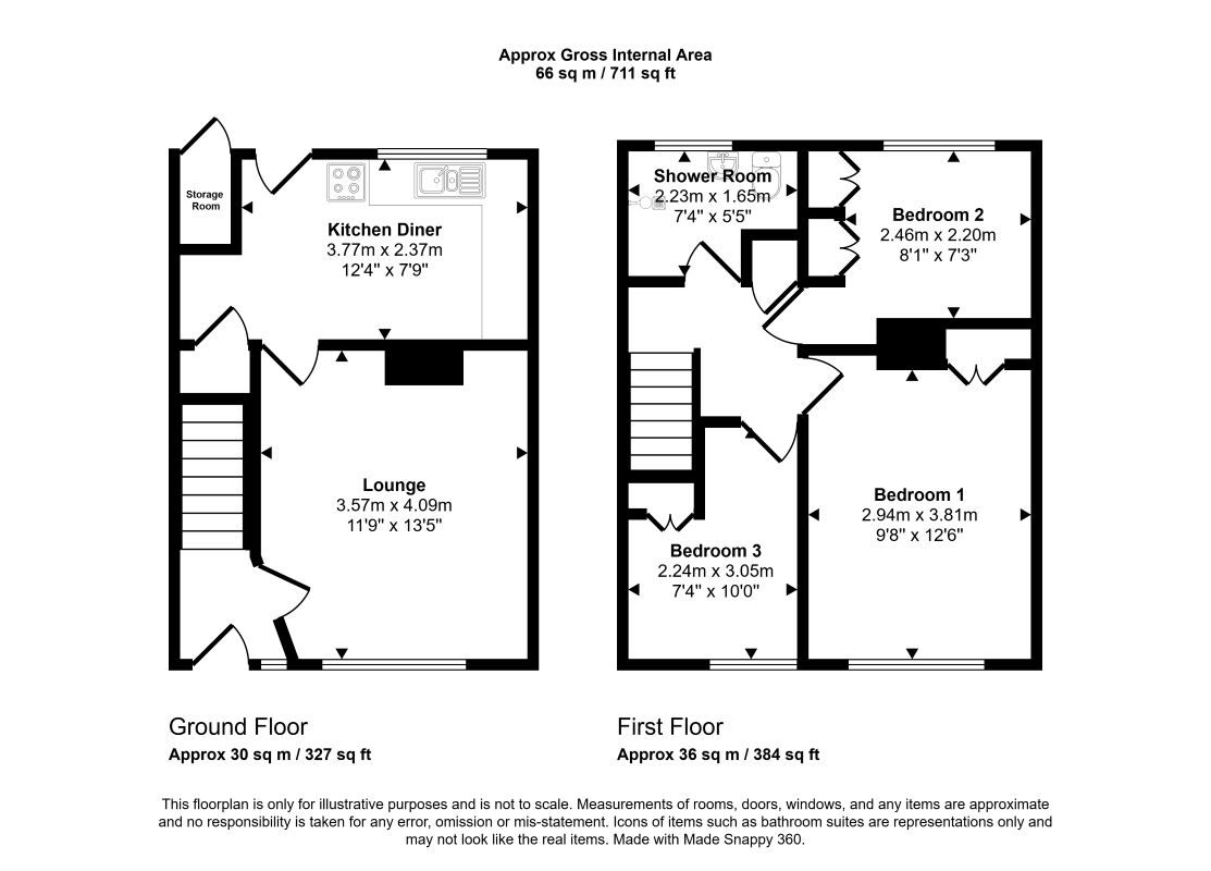 Aycliffe Road, Borehamwood floorplan