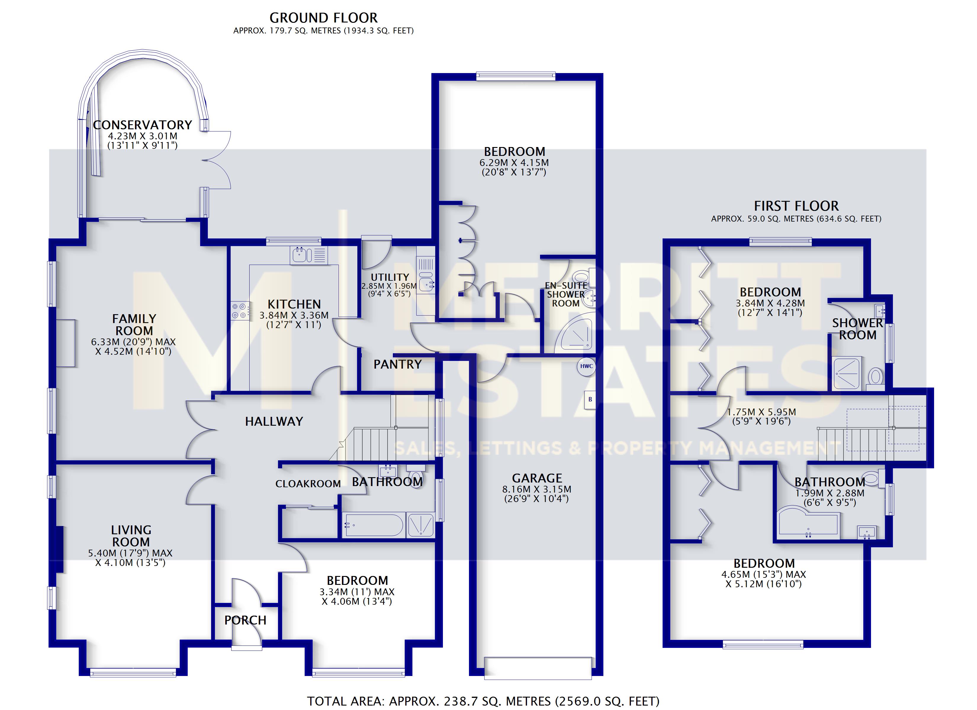 13, Haslemere Road, Nottingham floorplan