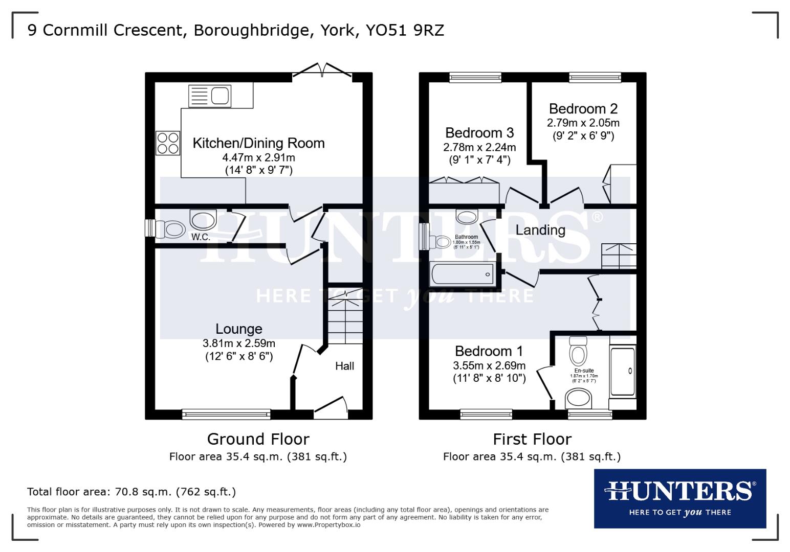 9, Cornmill Crescent, Boroughbridge floorplan