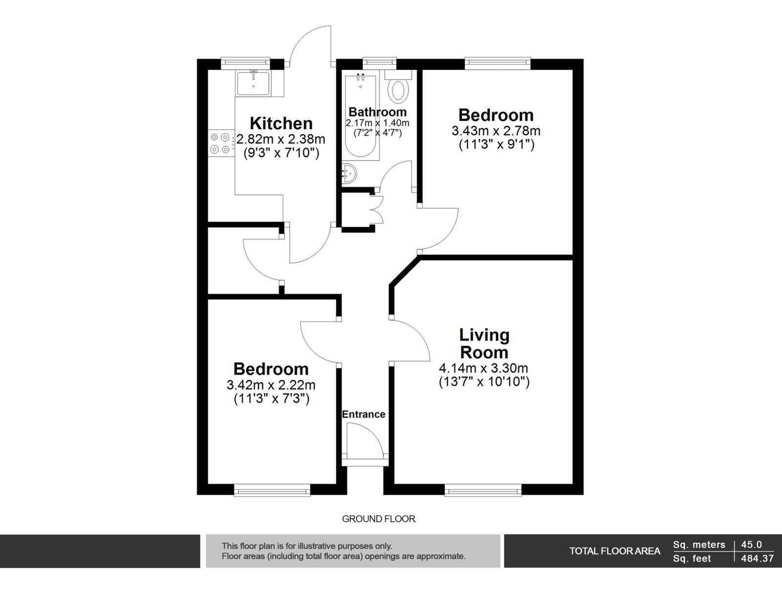 24 Greenway Gardens, Greenford floorplan