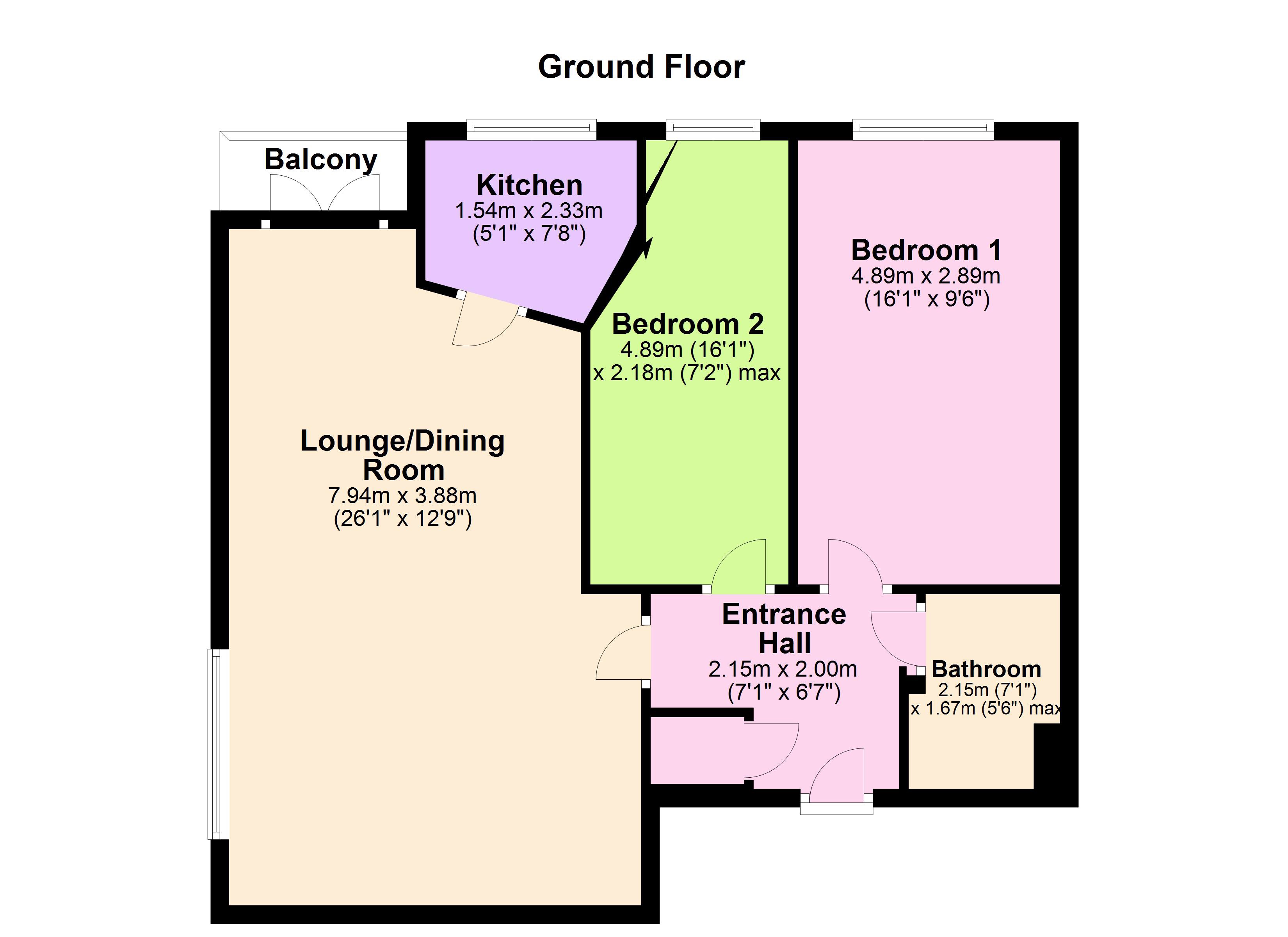 2 Bedrooms Flat for sale in Mill Court, Atherton Close, Ashton-On-Ribble, Preston PR2