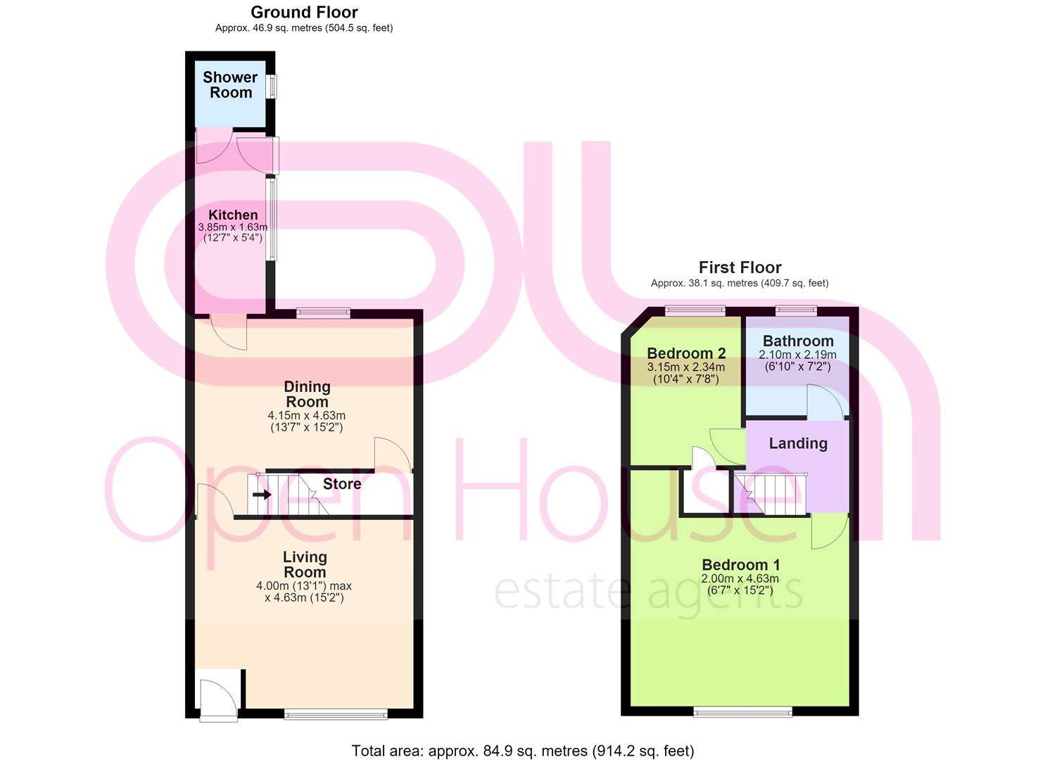 95, Settle Street, Bolton floorplan