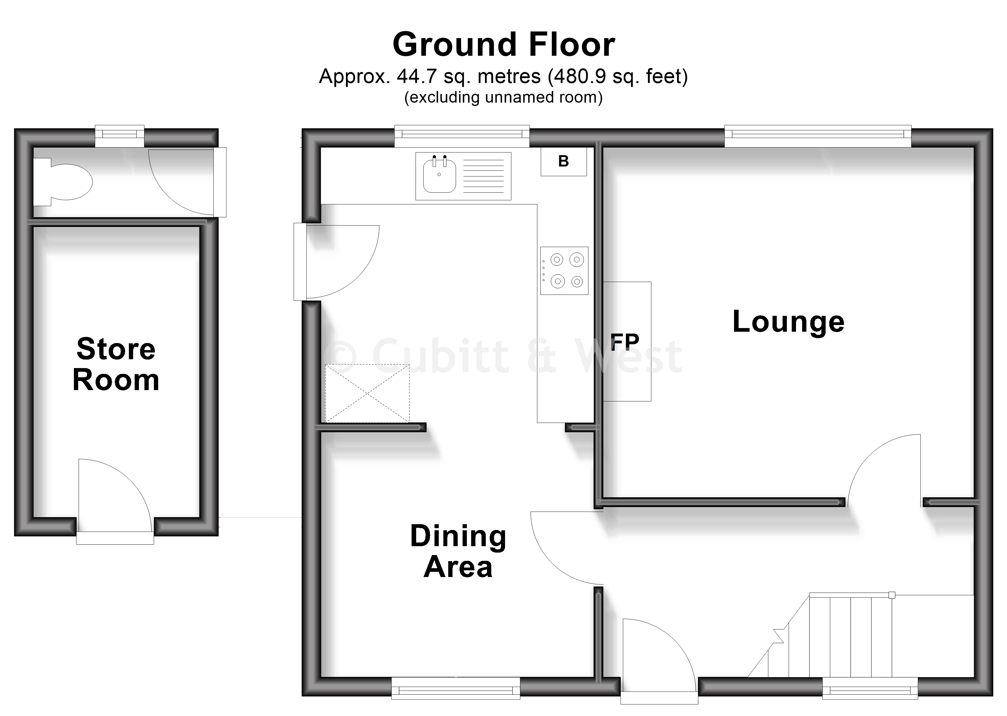 62, Fernhurst Crescent, Brighton floorplan