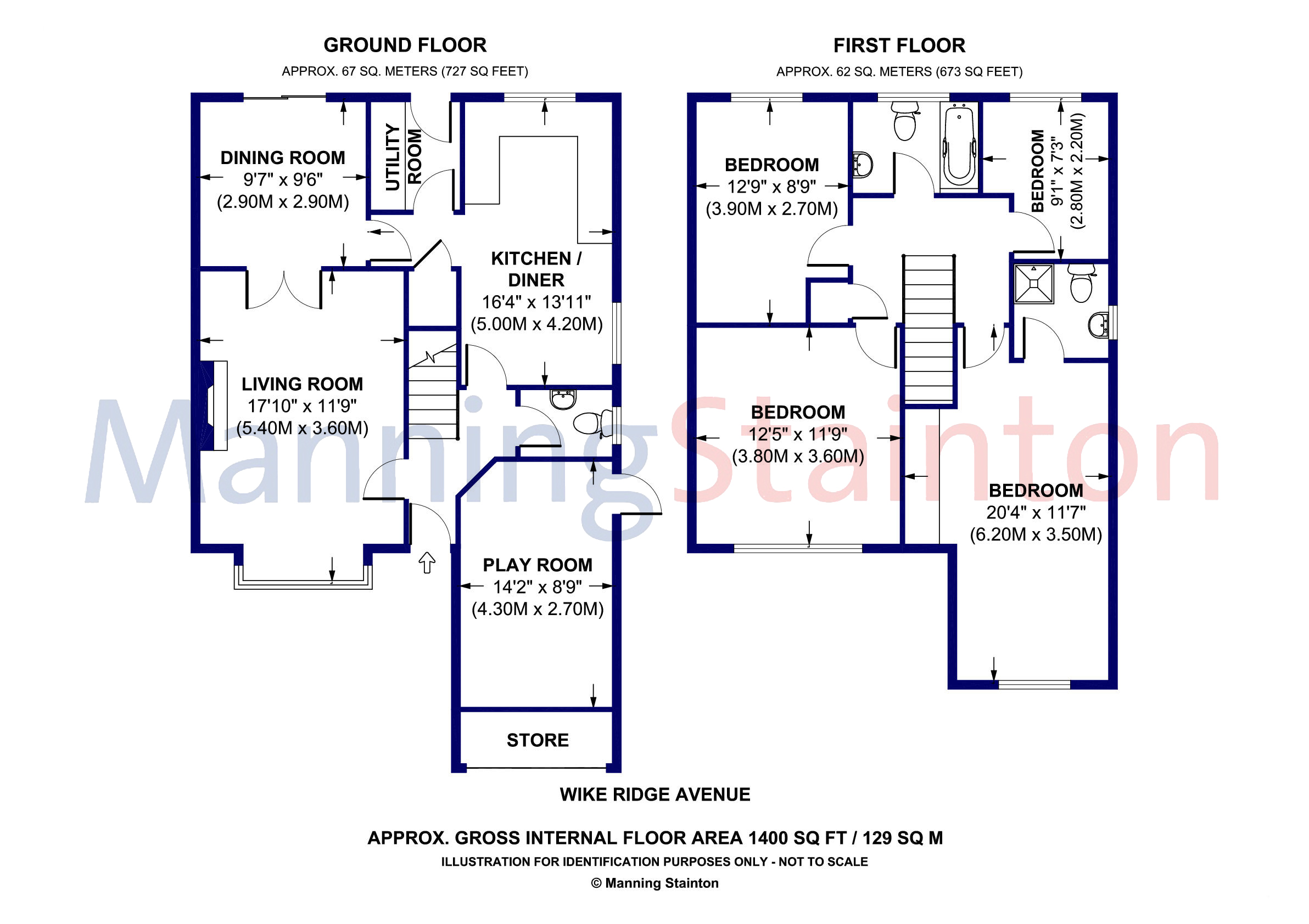 45, Wike Ridge Avenue, Leeds floorplan