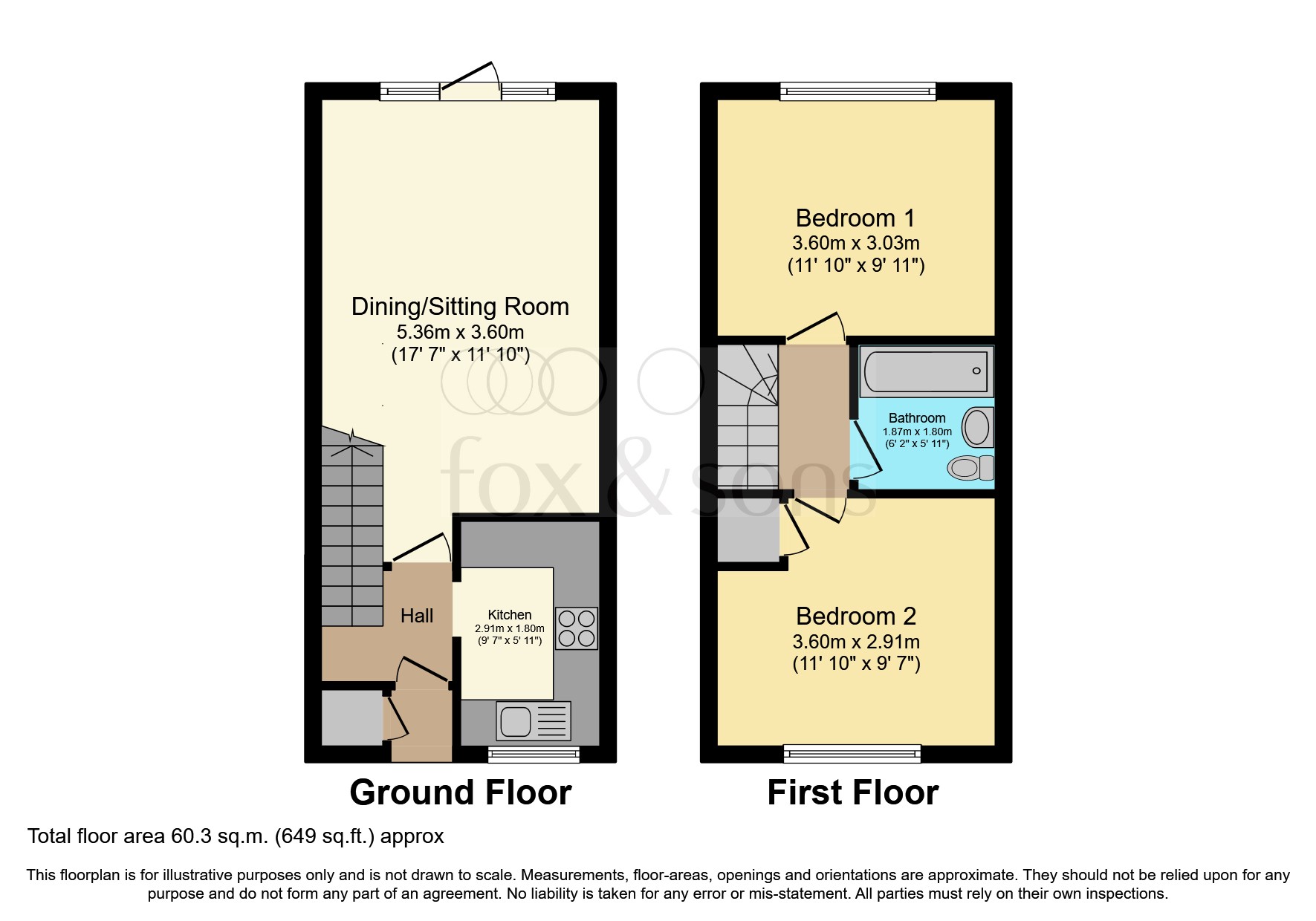 The Wickets, Burgess Hill RH15, 2 bedroom terraced house for sale
