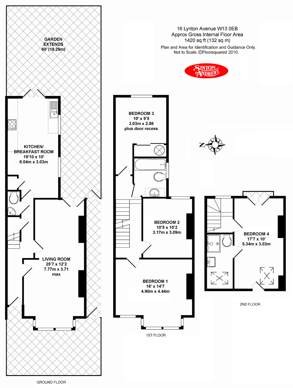 2 Bedrooms Terraced house for sale in Lynton Avenue, Ealing W13