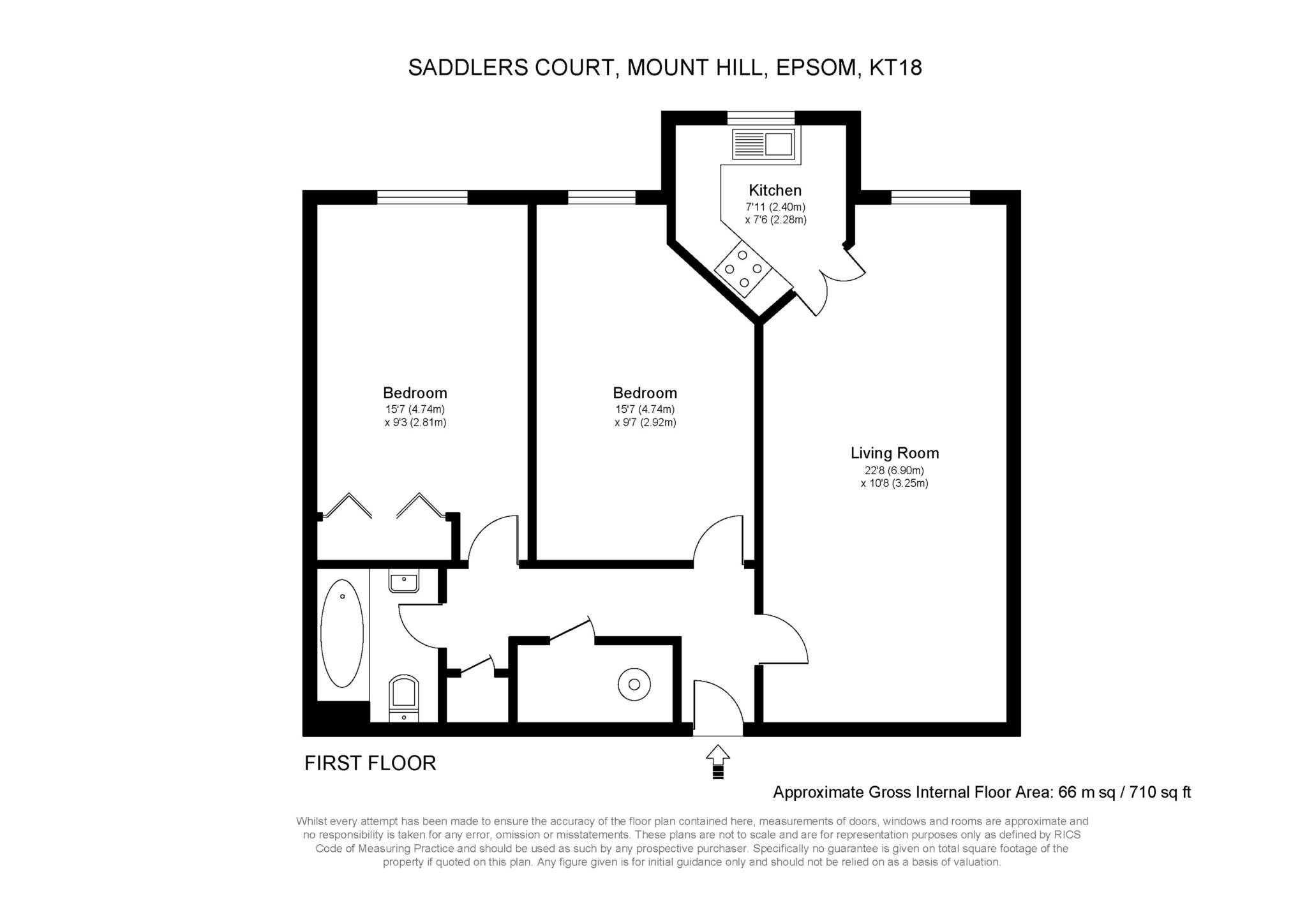 19 Saddlers Court, Mount Hill, Epsom floorplan