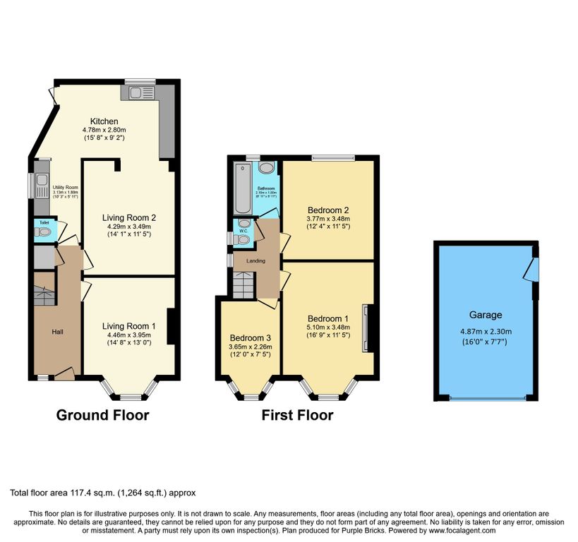 31, Carlton Avenue West, Wembley floorplan