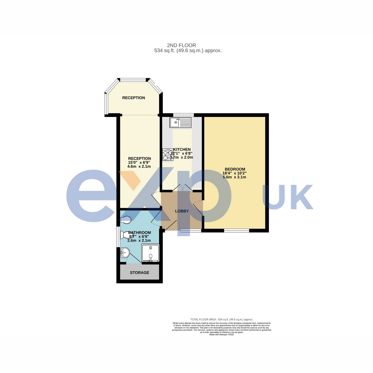 Flat Flat 3, 107, Stanmore Hill, Stanmore floorplan