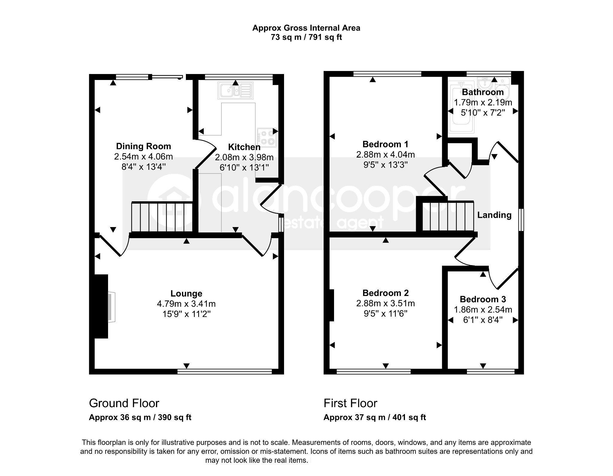 7, Lingwood Drive, Warwickshire floorplan
