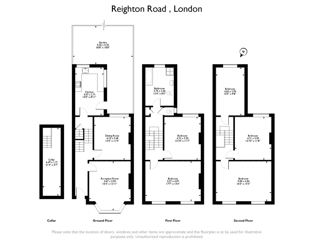 5 Bedrooms Terraced house for sale in Reighton Road, London E5