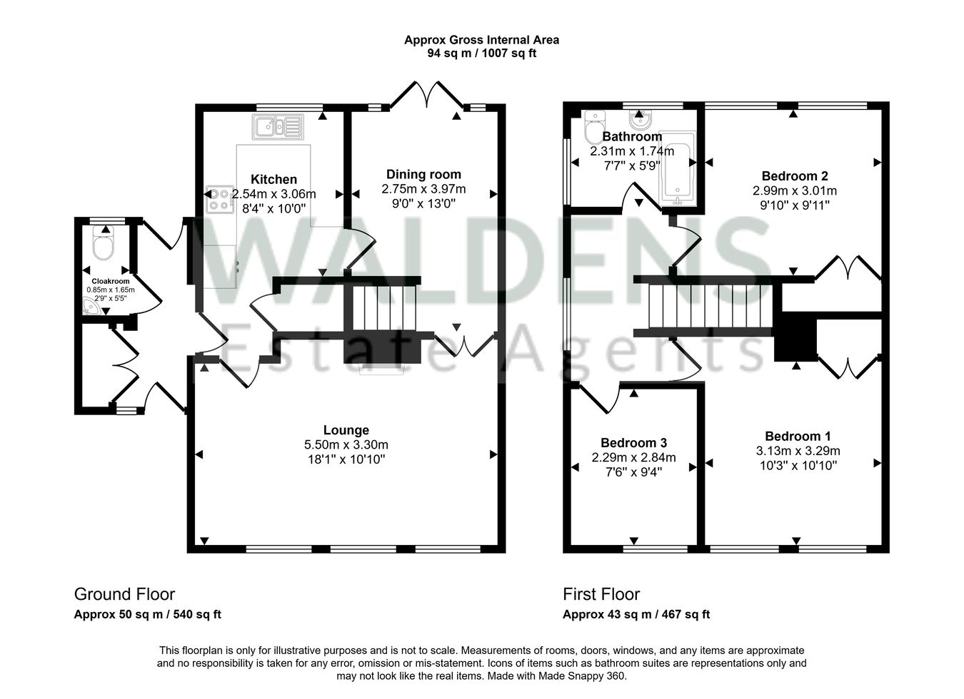 5, Emerton Way, Bedford floorplan