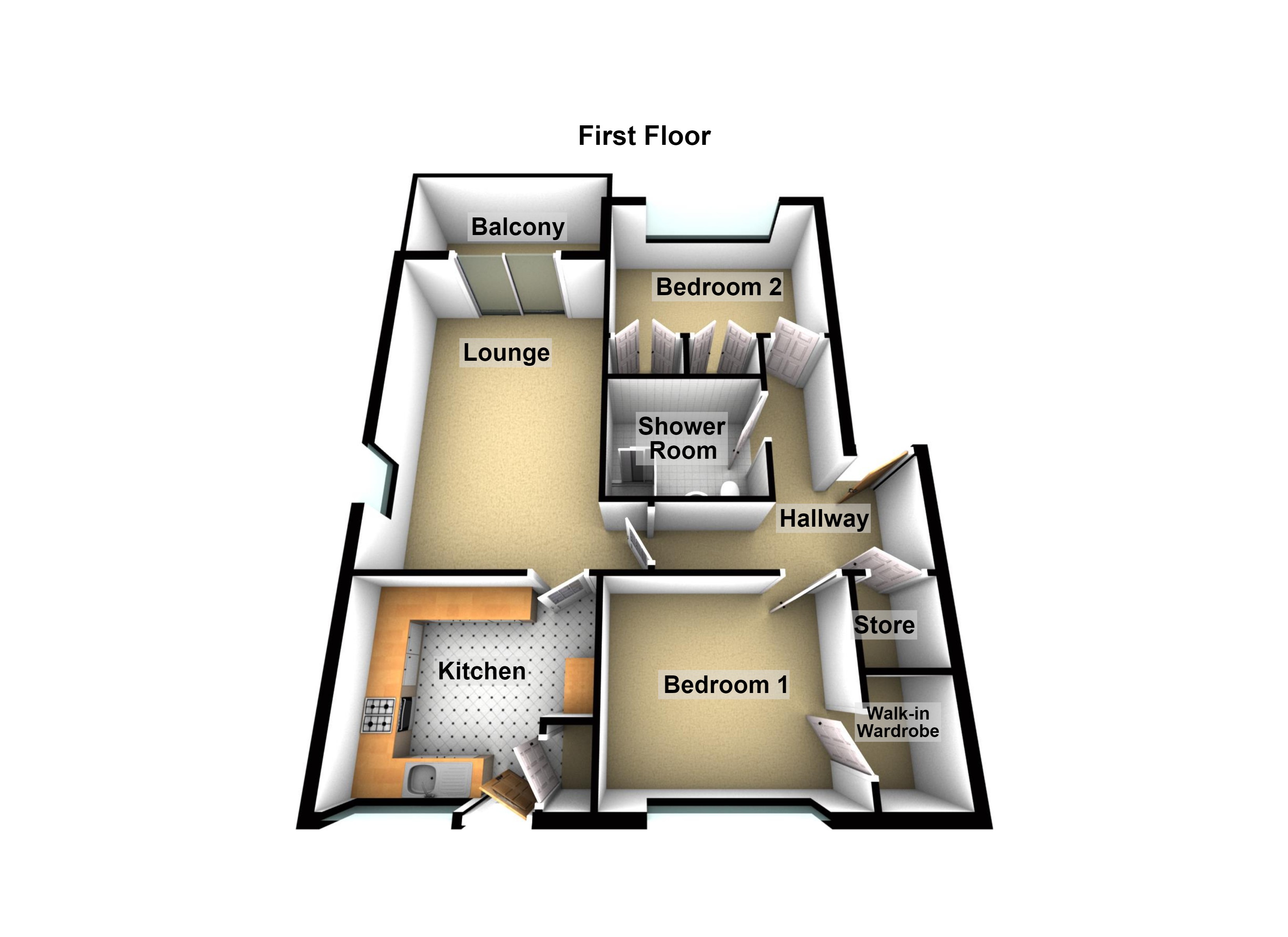 14, Queens Court, Perth floorplan
