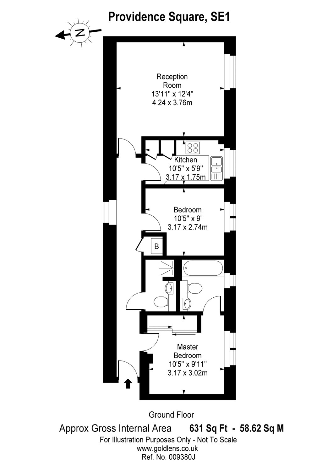 2 Bedrooms Flat to rent in Providence Square, Tower Bridge, London SE1