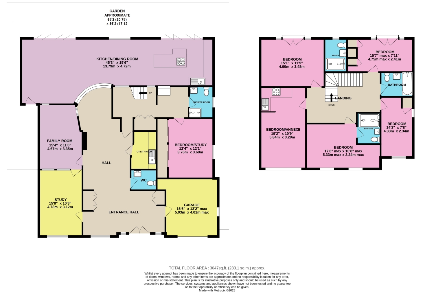 Southerly, Warren Road, Bromley floorplan