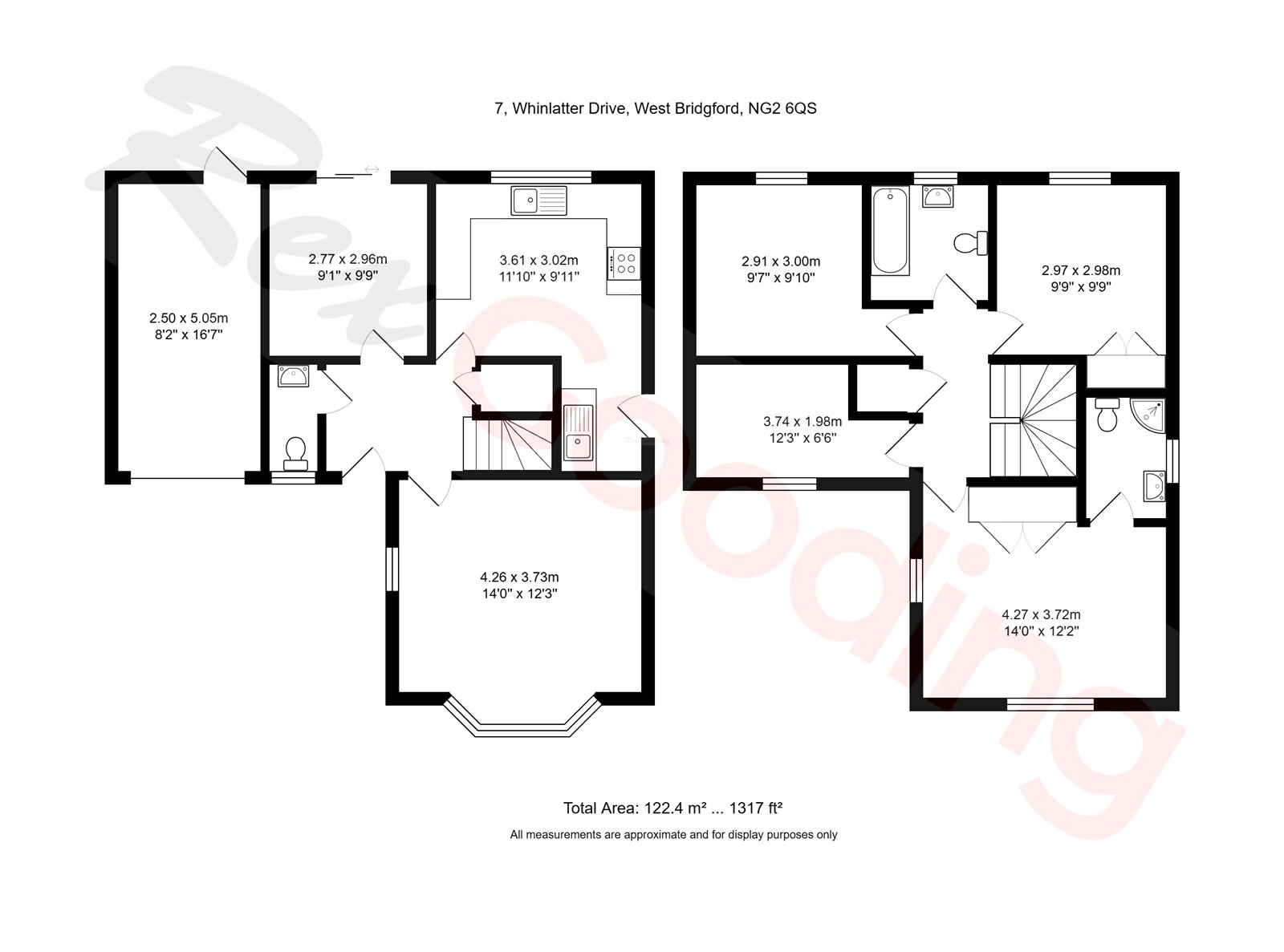 7, Whinlatter Drive, Nottingham floorplan