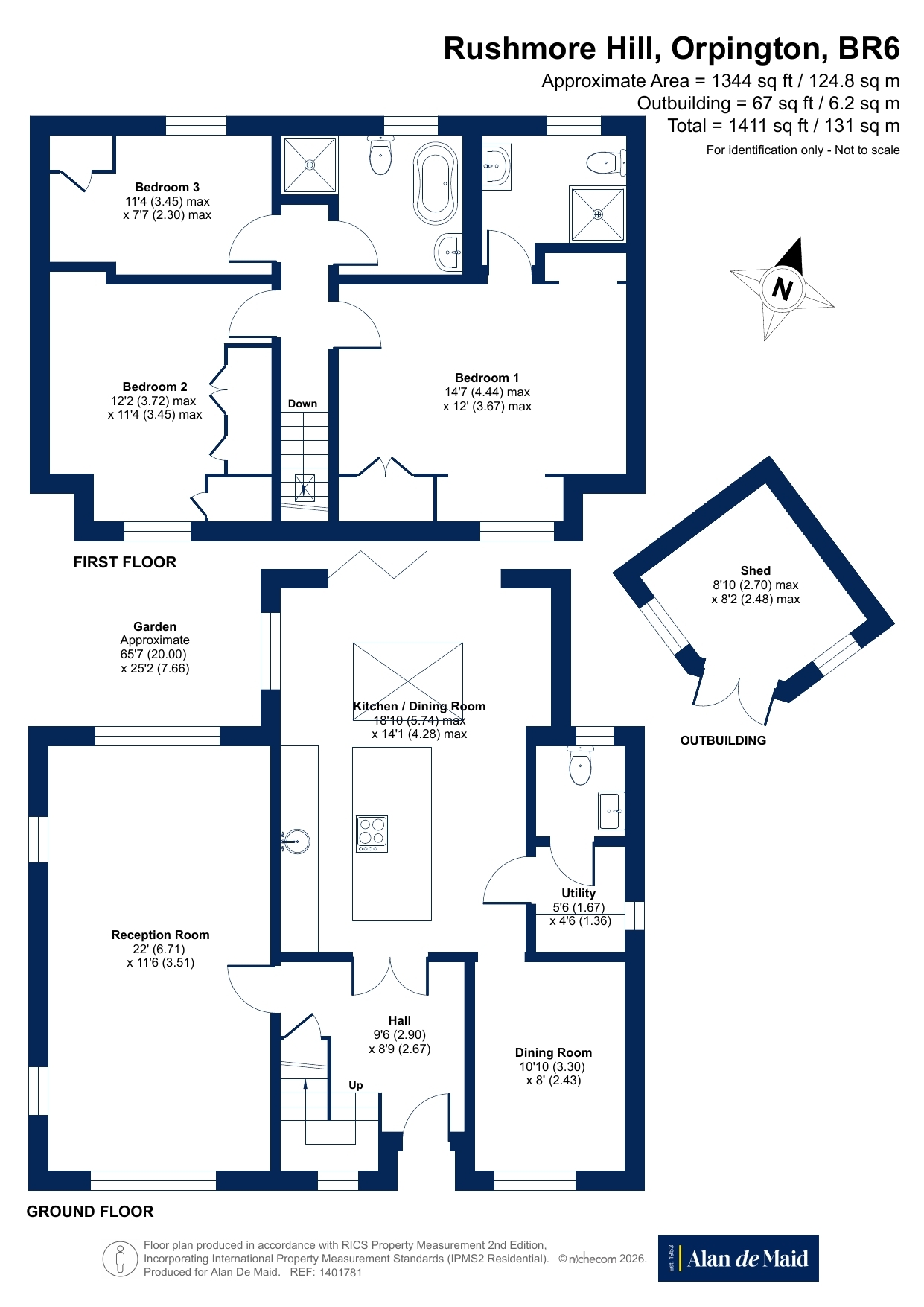 Gaverne Cottage,, Rushmore Hill, Orpington floorplan