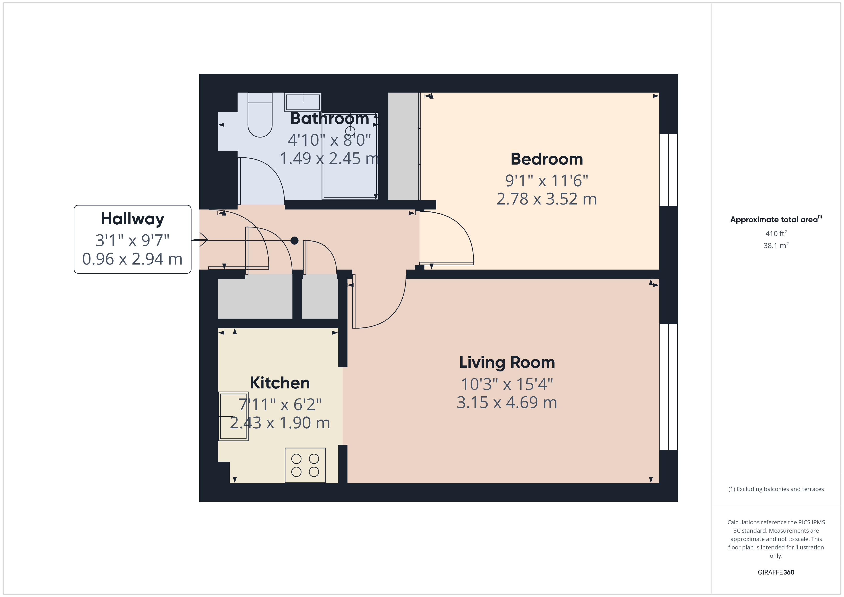 Staines Road, Feltham, Middlesex, TW14 floorplan
