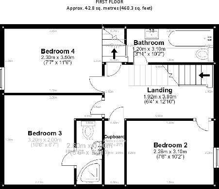 527, Pitsmoor Road, Sheffield floorplan